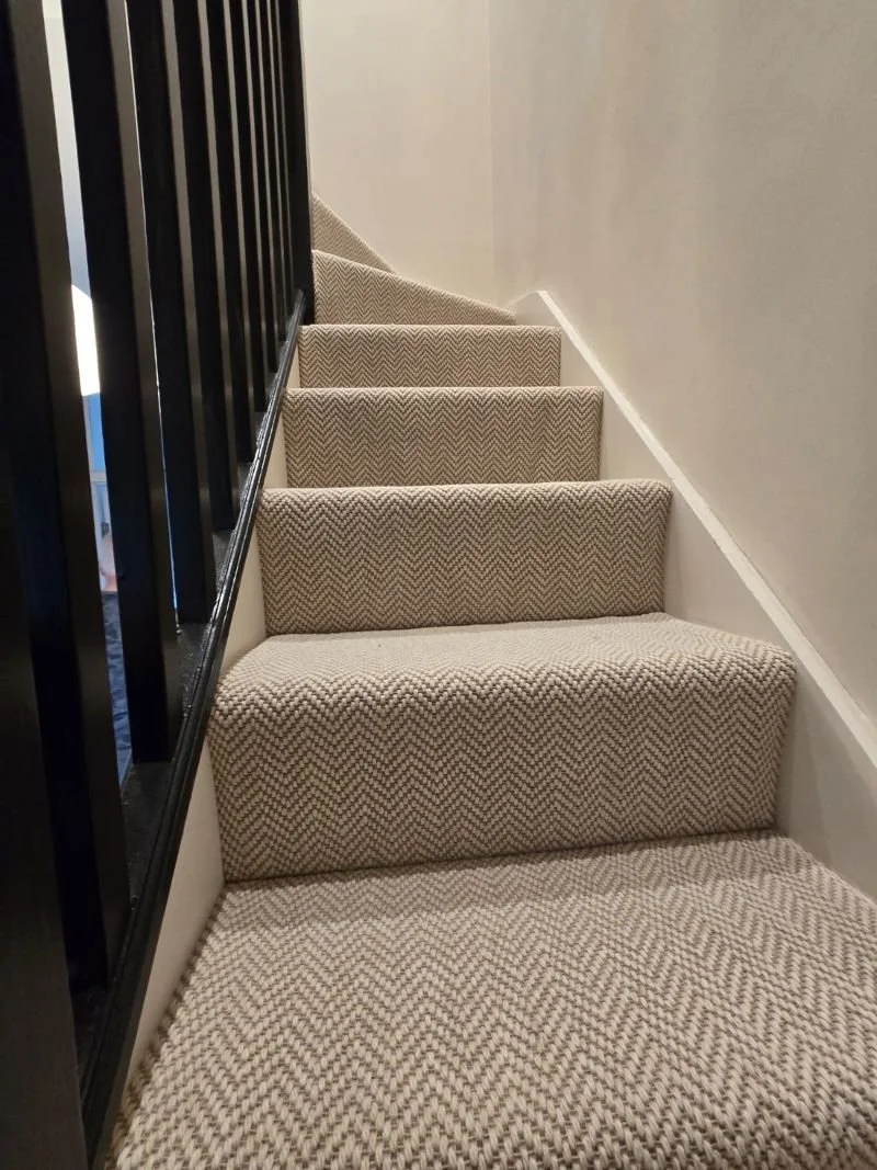 Herringbone carpet stairs Catford.jpg
