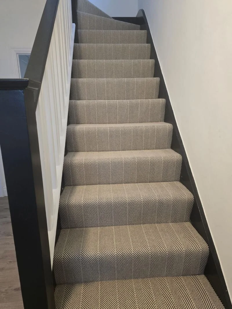 Stair herringbone carpet flatweave Blackheath.jpg