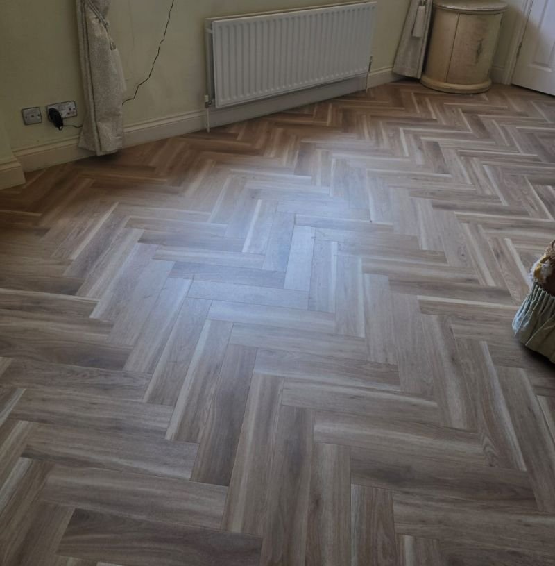 LVT bedroom herringbone flooring Farnborough Park Orpington.jpg