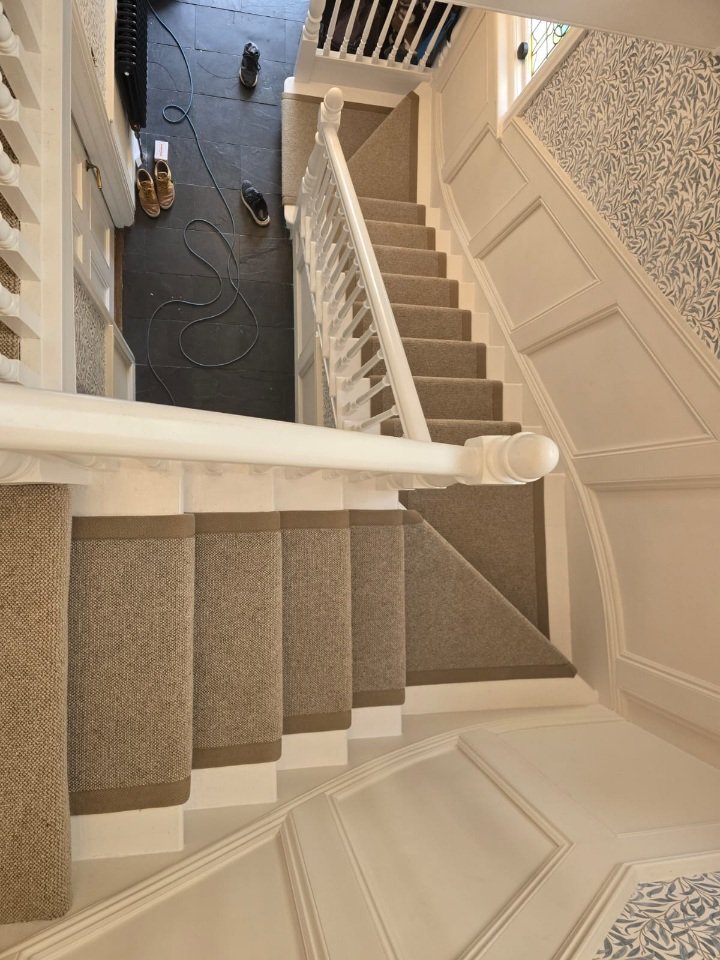 Carpet stair runner binded edge Stairs Eltham.jpg