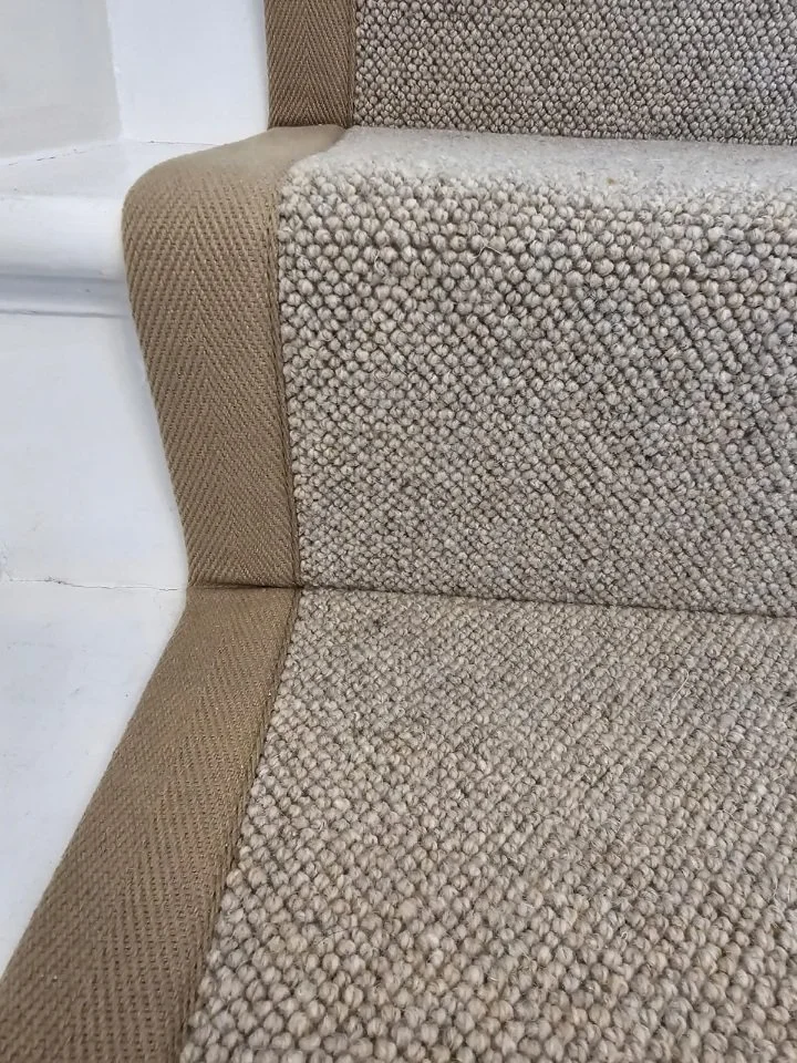 Carpet stair runner with binding tape Eltham.jpg