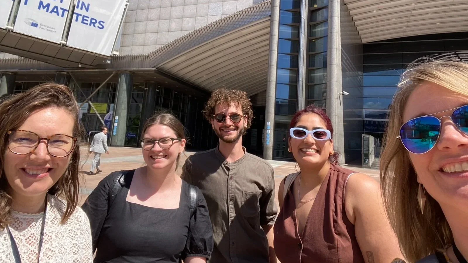 SASHA Coalition team at the European Parliament, Brussels