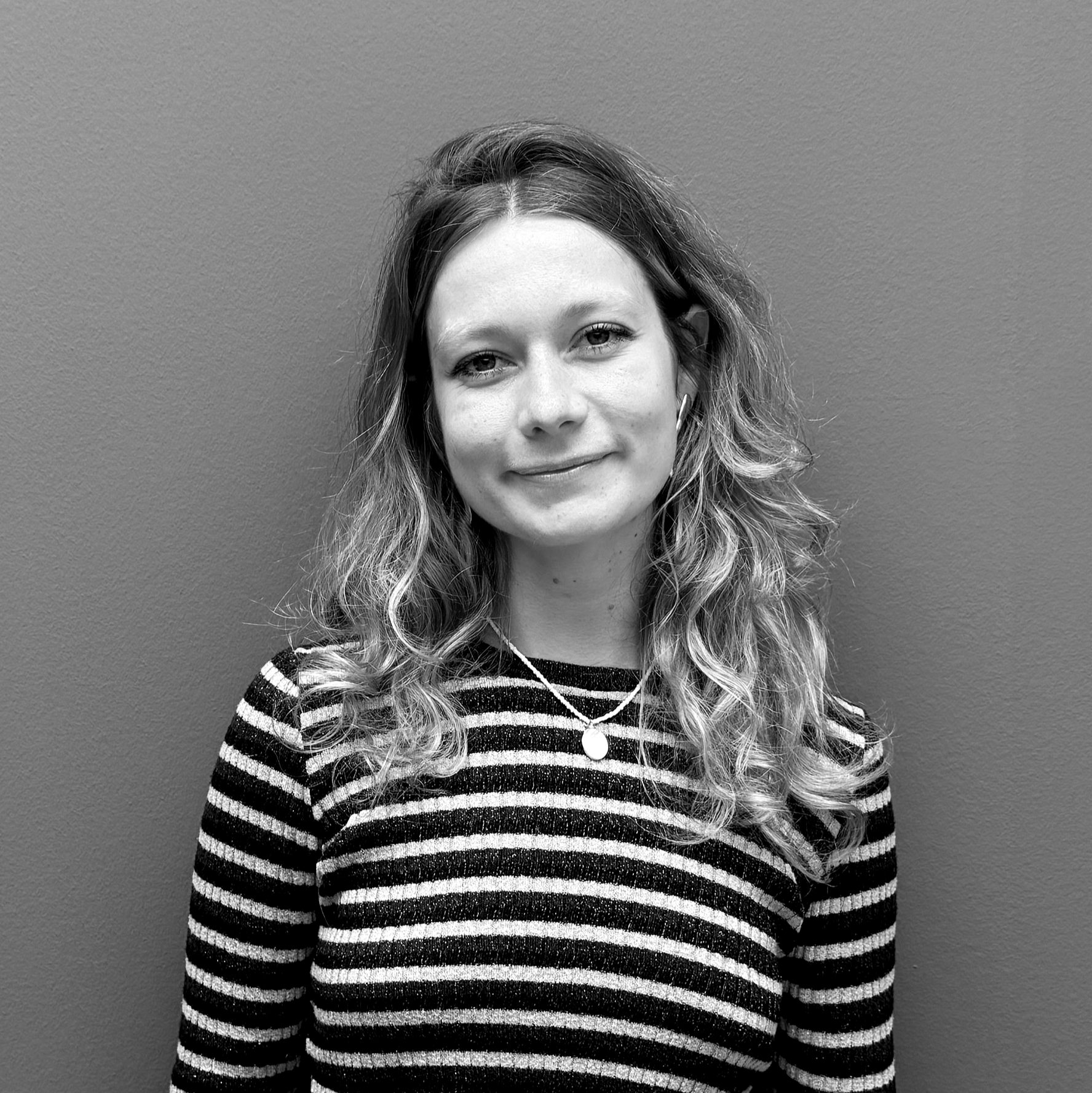 Headshot in black and white of Jeanne Marullaz