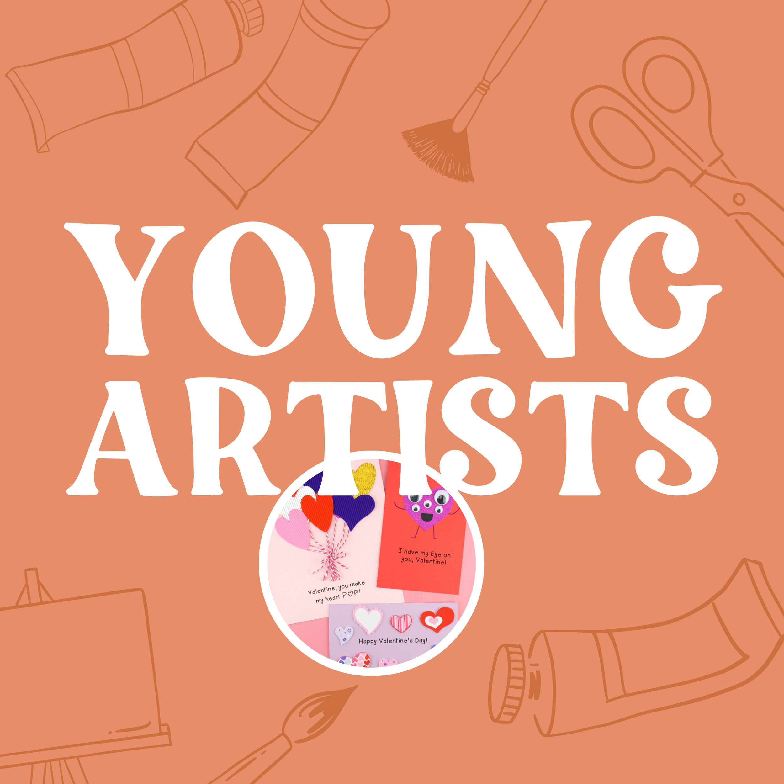Young Artists: DIY Valentines Cards