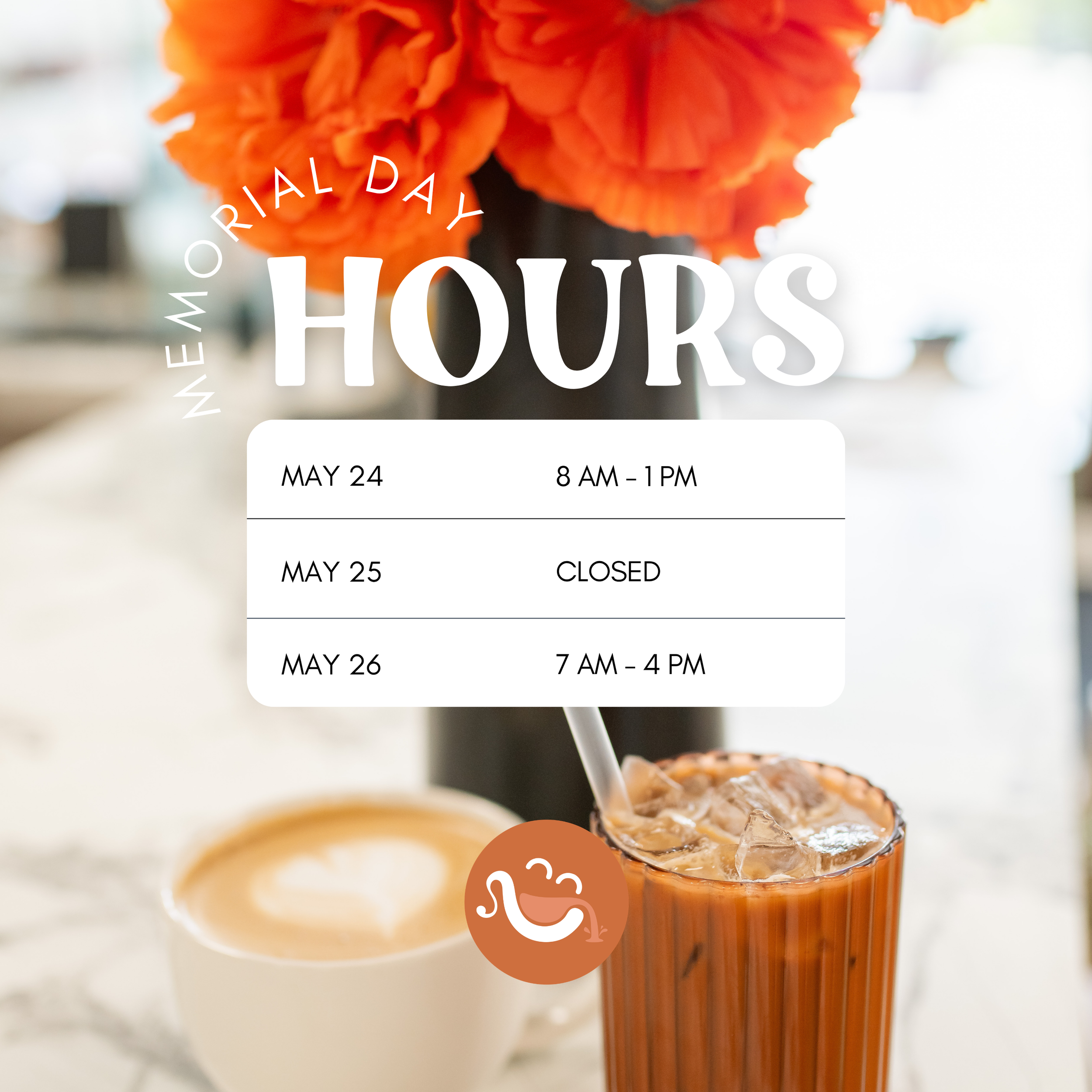Closed for Memorial Day