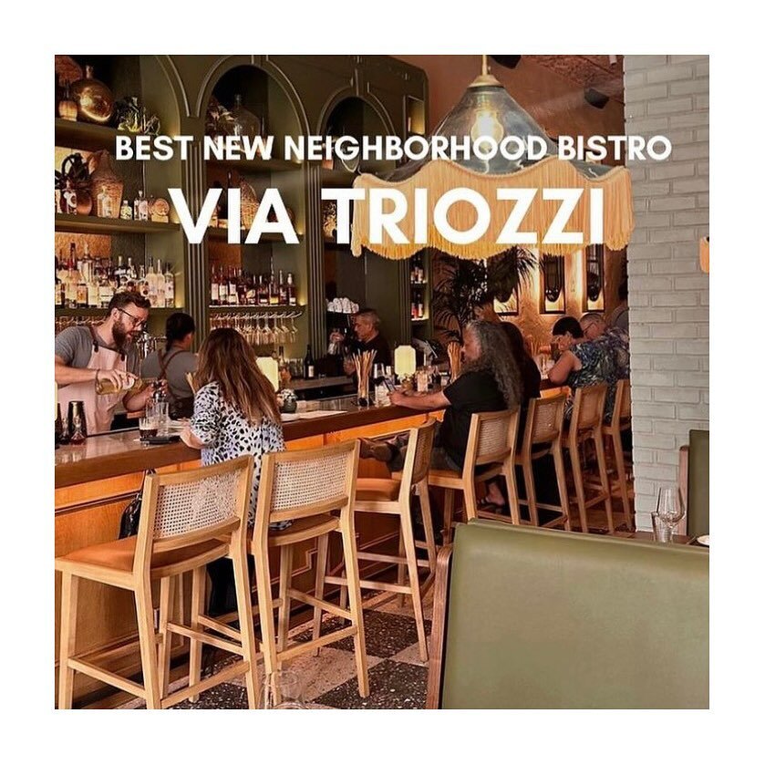 Thank you to @dallasites101 and its readers for choosing Via Triozzi as the city&rsquo;s best new neighborhood bistro! ❤️

We really appreciate the honor ~ especially as we were in such incredibly good company in the category with @fonddallas @bobbie