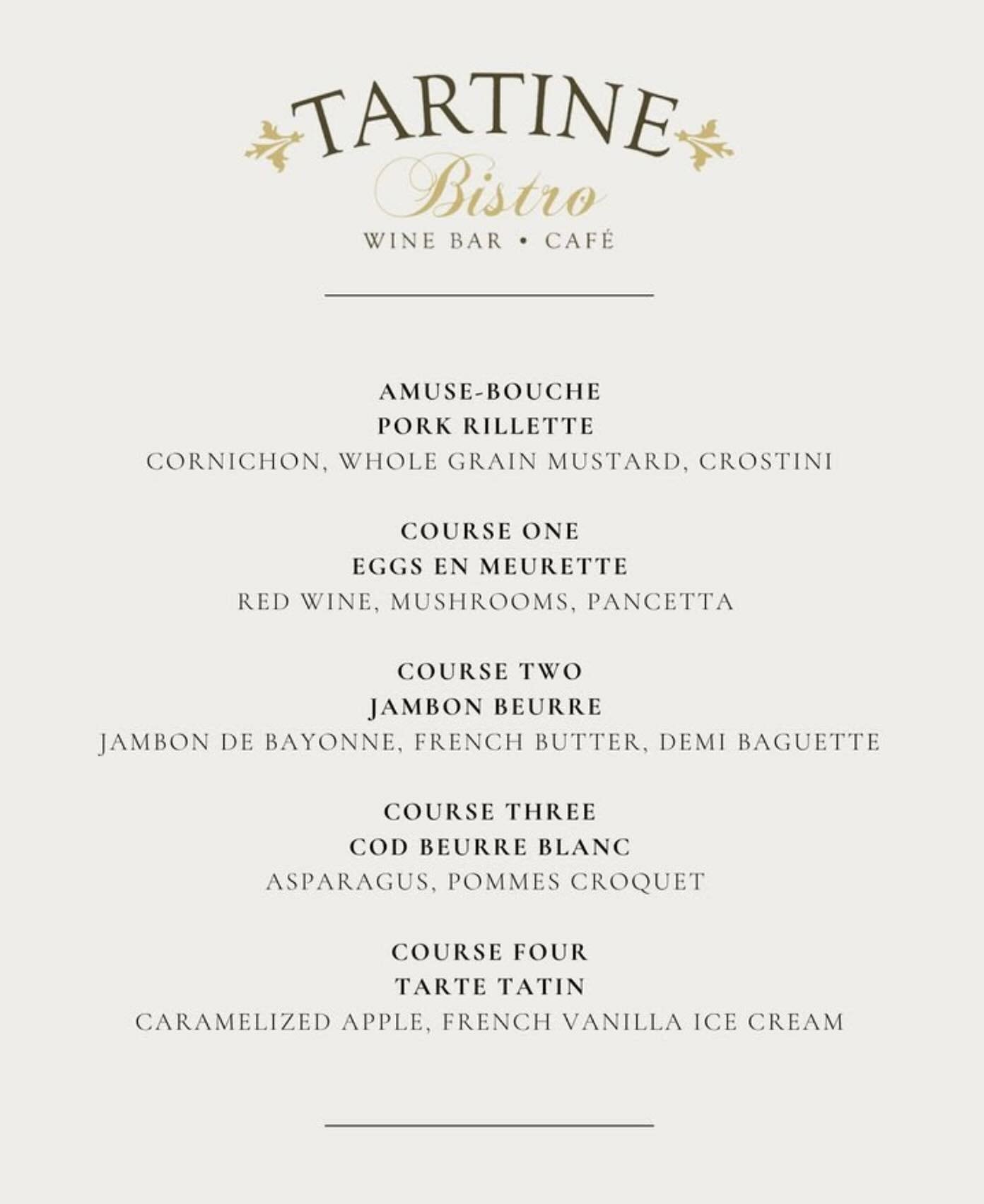 Tartine Bistro Presents&hellip;
An evening with Adobe Road Winery Featuring &ldquo;The Racing Series&rdquo; wines and Wine Maker Garett Martin!
Friday June 7th @ 7pm | 5 courses | 5 wines | $125 (tax and gratuity additional)

Looking to fuel your pas