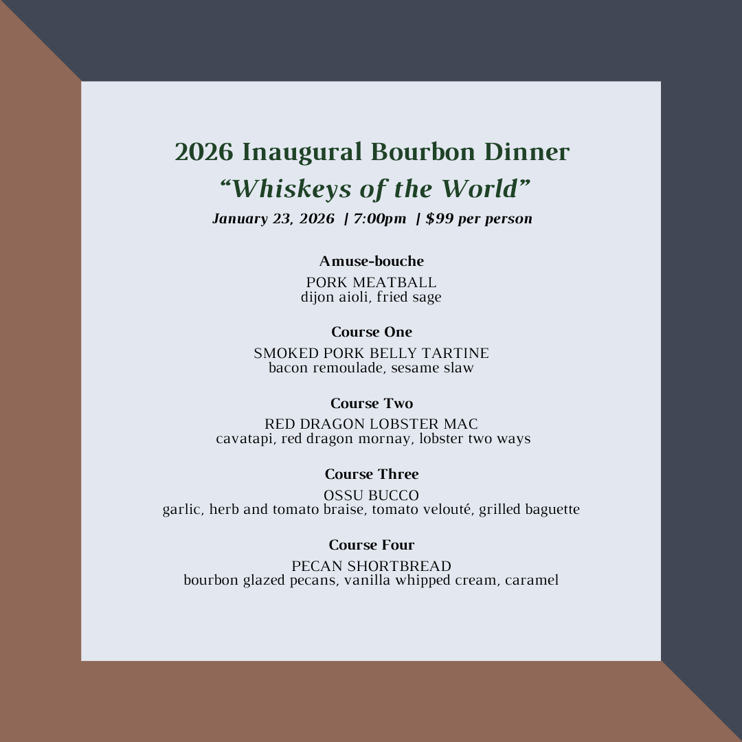 Whiskeys of the World Dinner