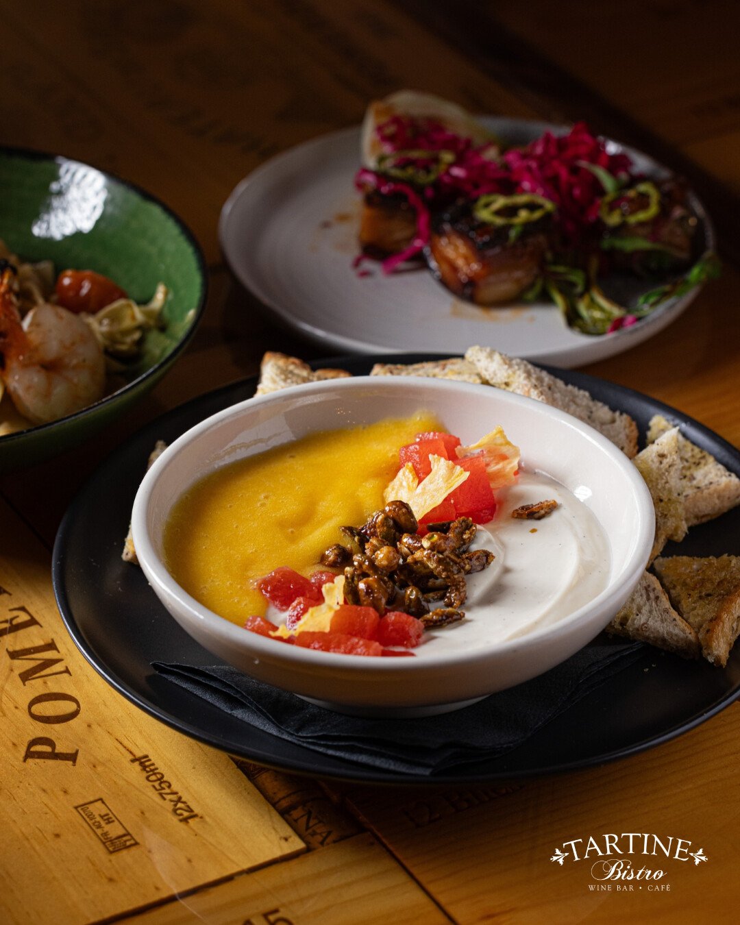 Not sure what to order? That&rsquo;s the beauty of our petit plats! Order a few for the table and try a little bit of everything. 🥂