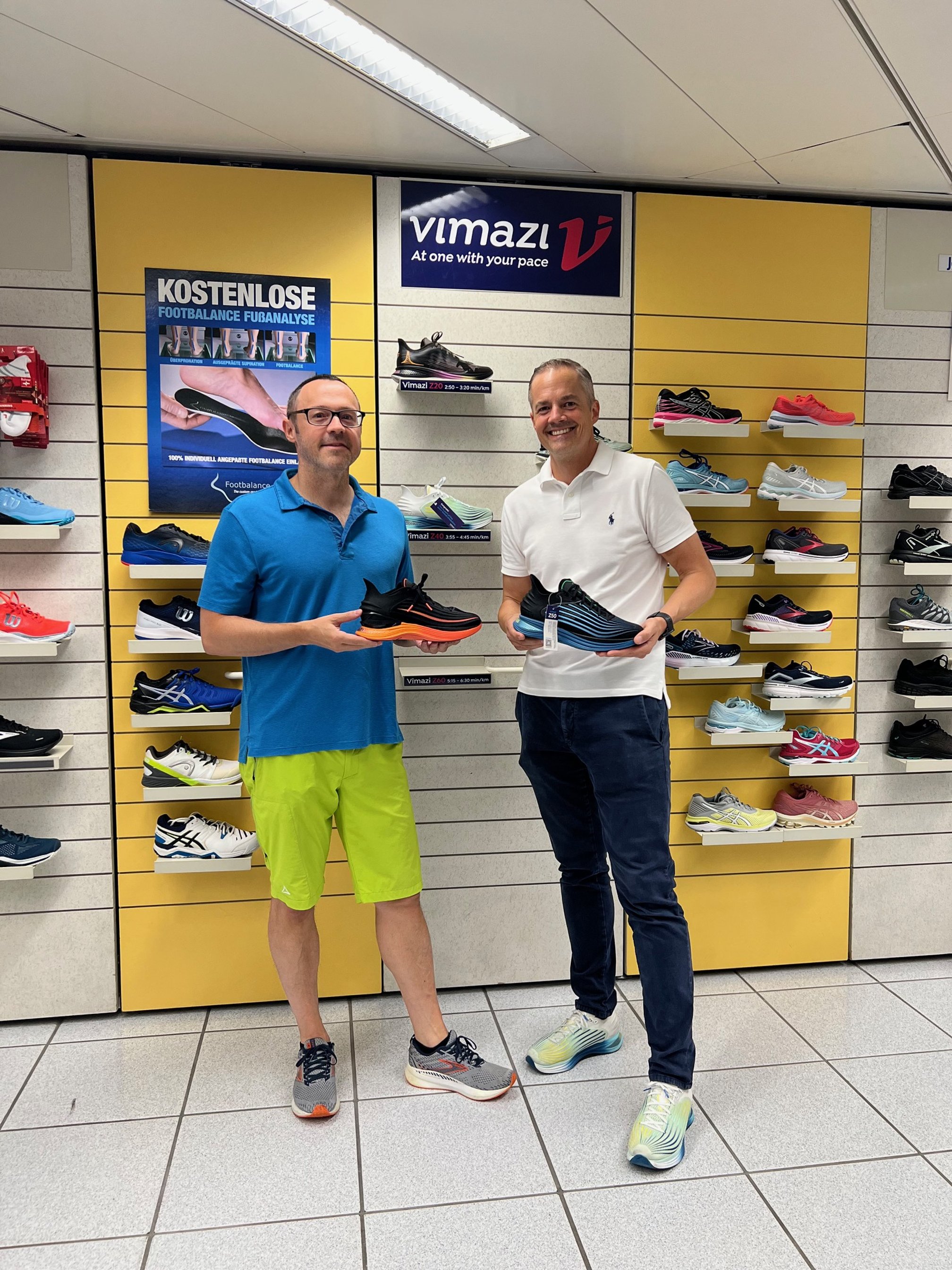 Vimazi - Der erste Temposchuh im Schweizer Sportfachhandel