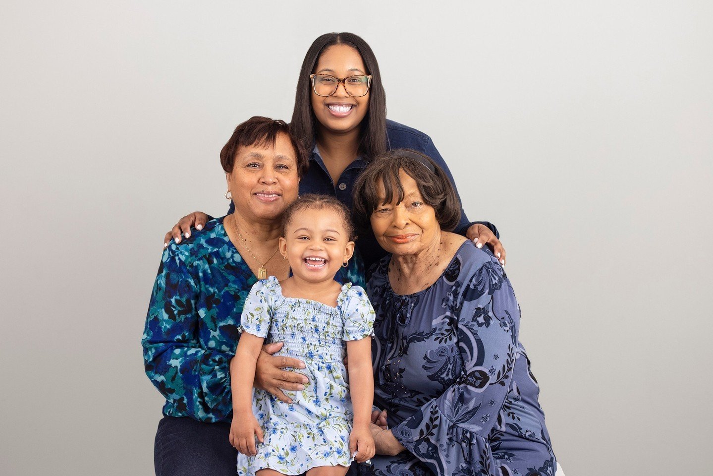 With each passing generation, love grows stronger. We loved photographing this great grandma, grandma, mother, and daughter family. 
.
.
.
#FamilyPortraitSession #FamilyPhotoSession  #SpringFun #NewbornPhotographers #MothersDay #FamilyPortraits #Newb