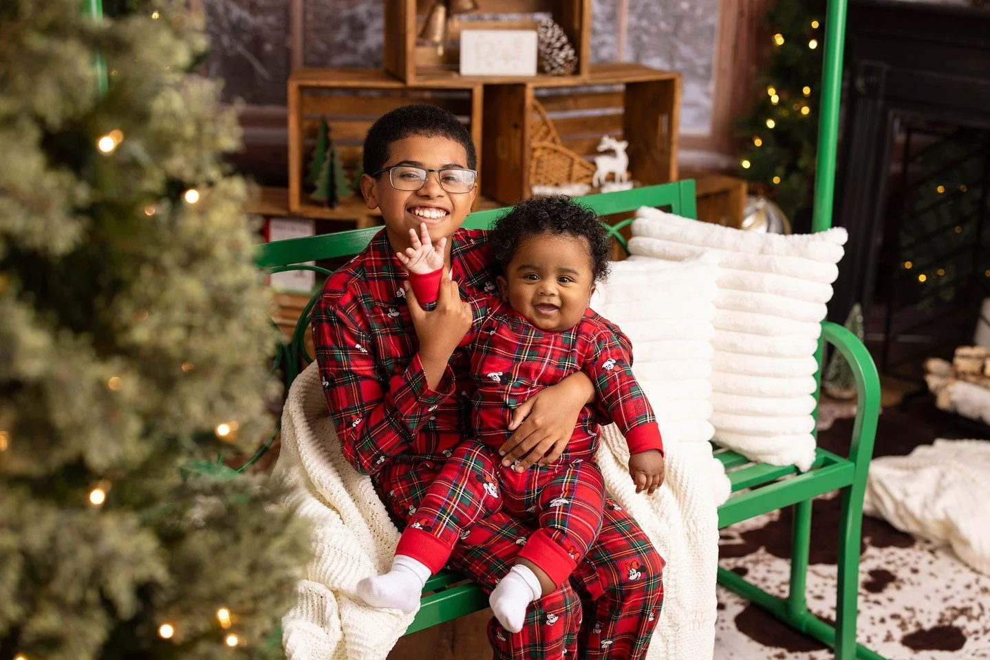 Brotherly love hits different in matching PJs ❤️✨