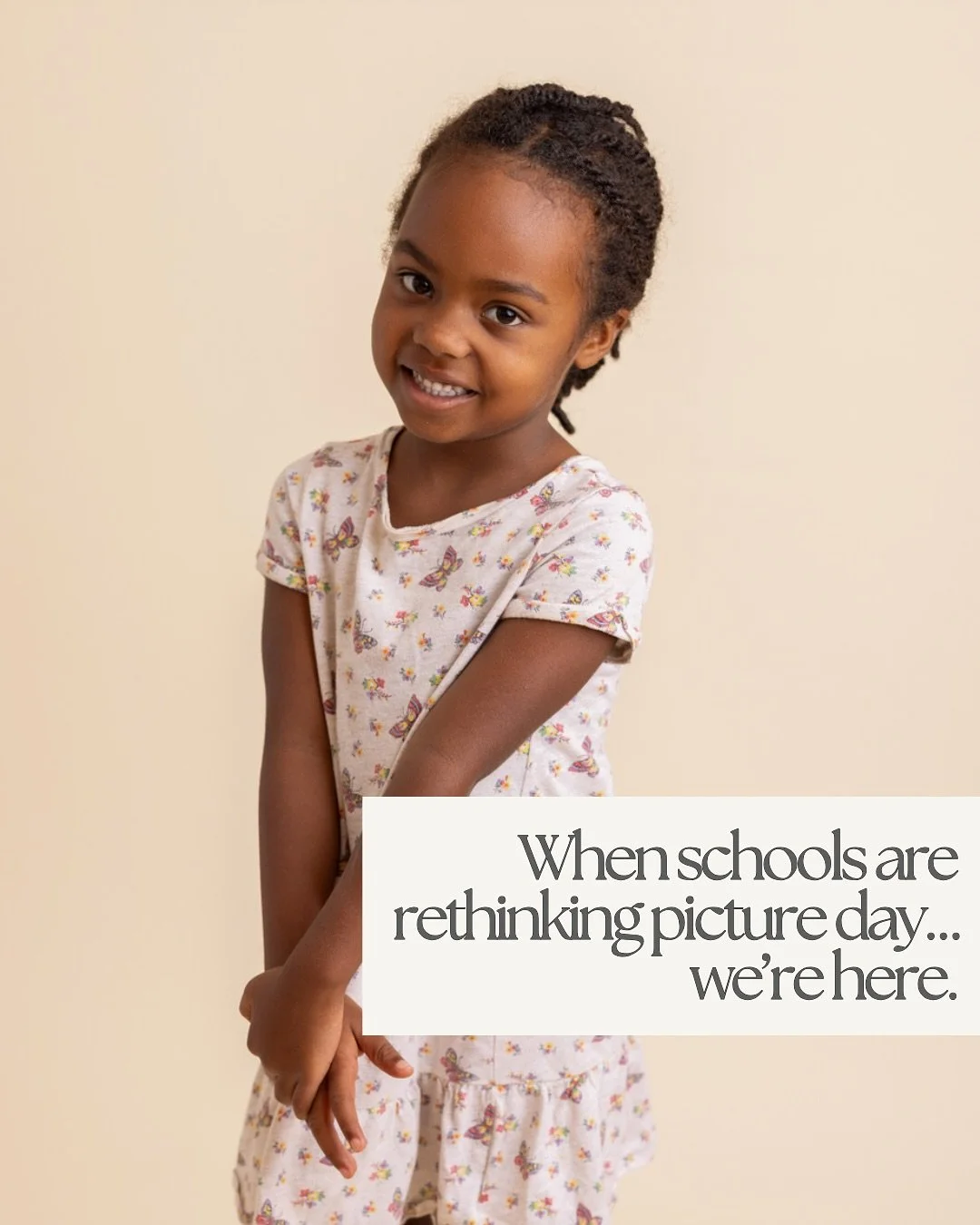 Schools deserve more than a one-size-fits-all approach.

Picture day should feel organized, thoughtful, and reflective of your school community. As a local, owner-led studio, we take that responsibility seriously.

If your school is exploring options