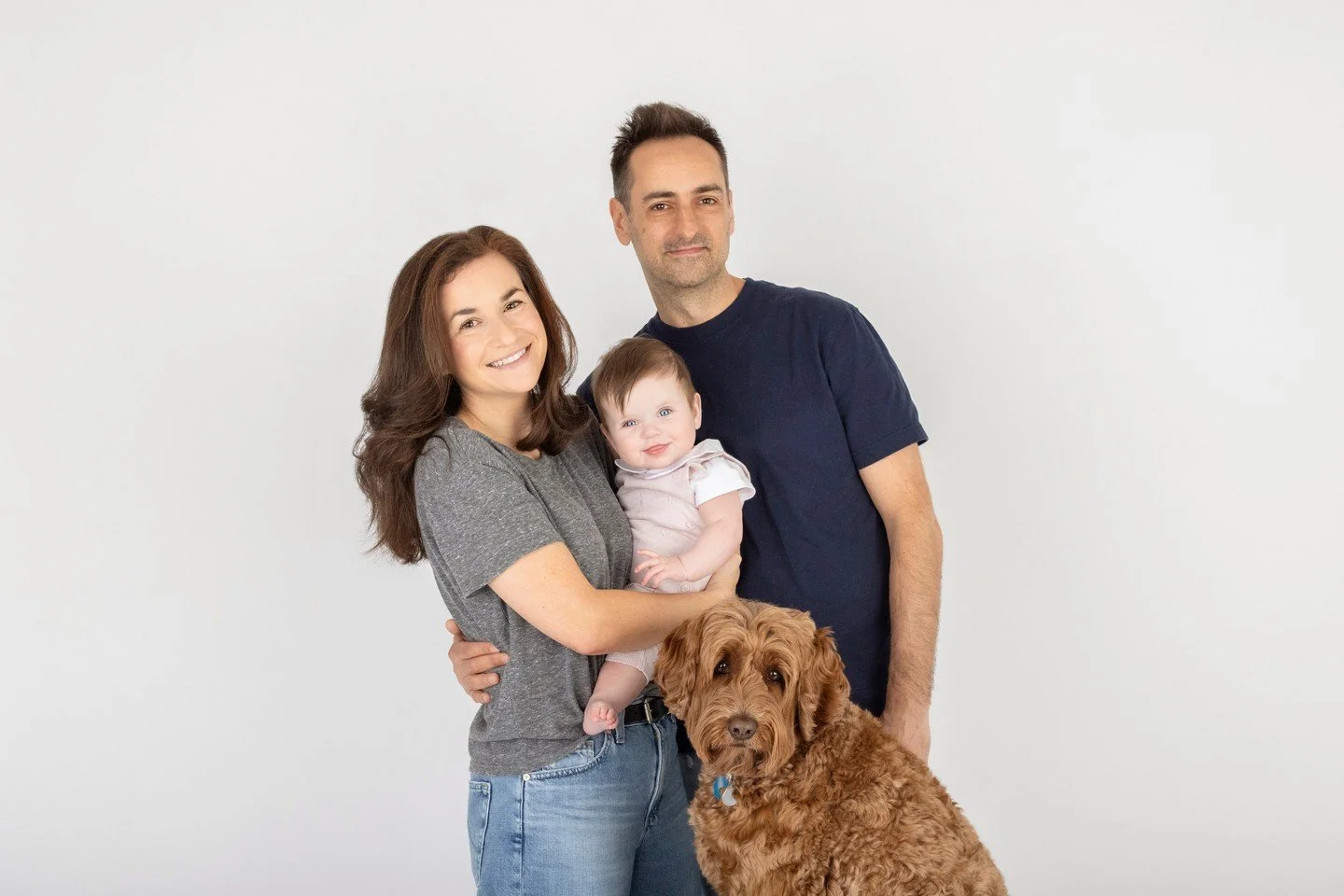 The whole family showed up for this one&hellip; including the fluffiest member. 🐶 Dog Days is this Saturday and we have ONE last spot left. We are even more excited because these will be some of the first sessions in our new studio!⁠
⁠
Click the lin