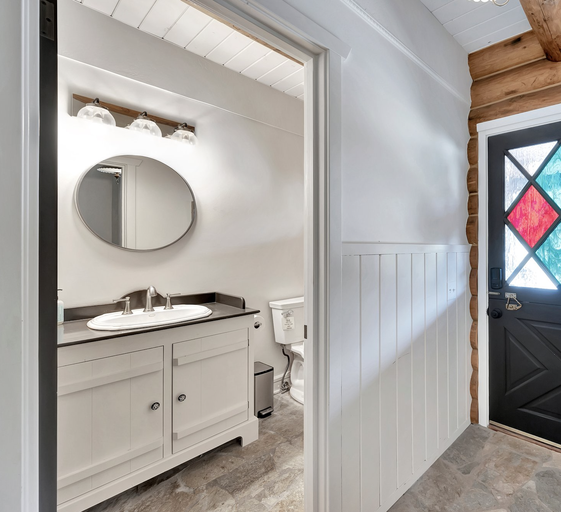 Half bath, downstairs near laundry room
