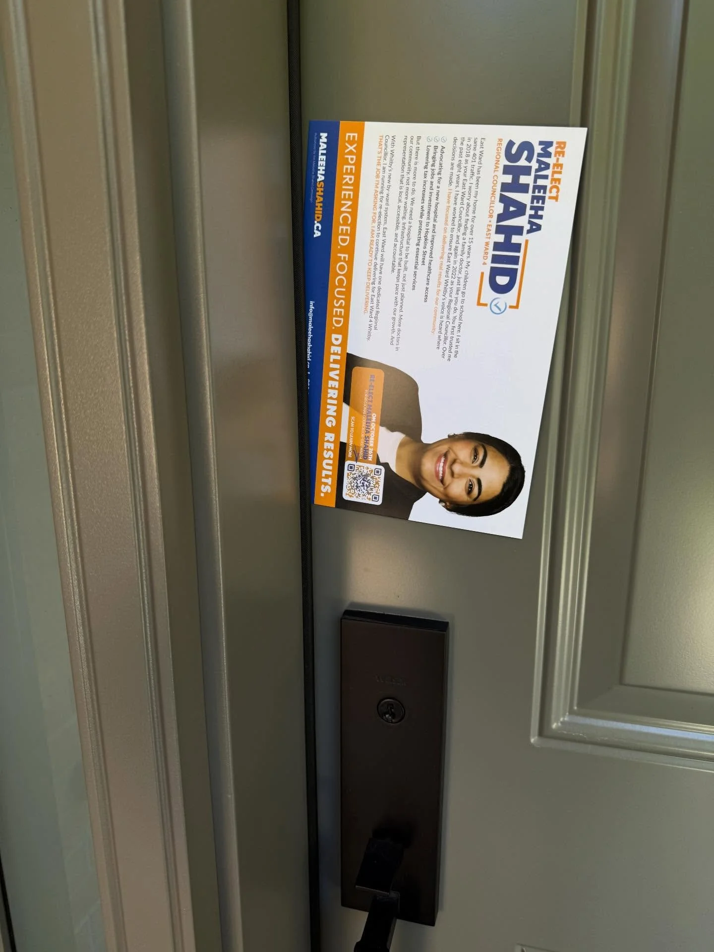 🚪📬 Knocking on doors and connecting with residents remains one of my favourite parts of serving our community.

If you see this flyer at your door or in your mailbox, I hope you&rsquo;ll take a few minutes to read it. It highlights the results we&r