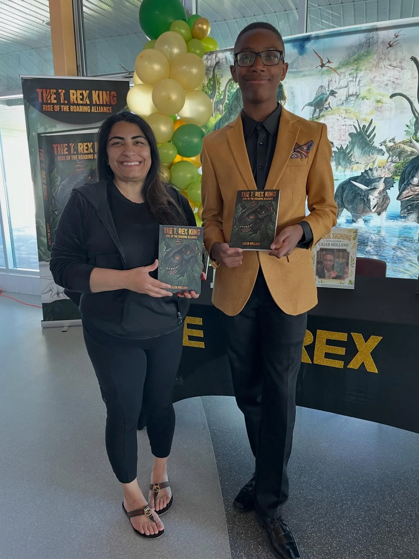 Congratulations to Caleb Holland on the official launch of The T. Rex King &ndash; Rise of the Roaring Alliance! 🎉📚🦖

At just 12 years old, Caleb has achieved an incredible milestone by becoming a published author. His creativity, dedication, and 