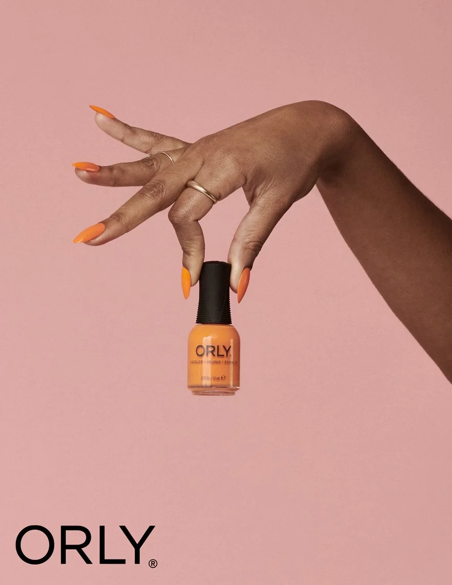 Nail polish product photography by Alena Saz for Orly  