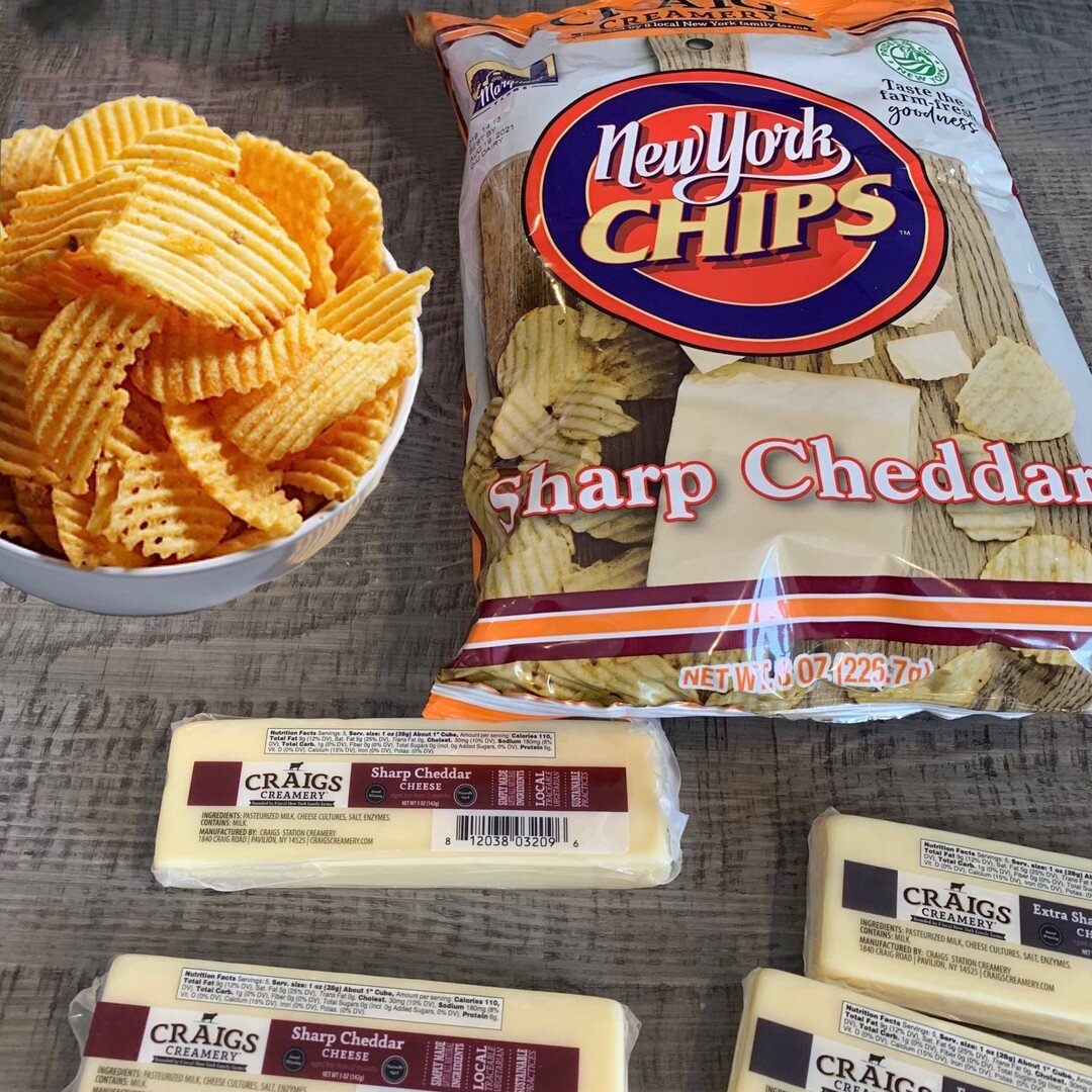 We are so excited to announce the launch of Craigs Creamery Sharp Cheddar Chips with @newyorkchips! We have loved enjoying New York Chips over the years (and we love cheese!!) so this team-up is a dream come true. Snag a bag at your favorite location