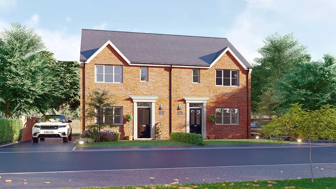 Young Family Enjoy Their First Home