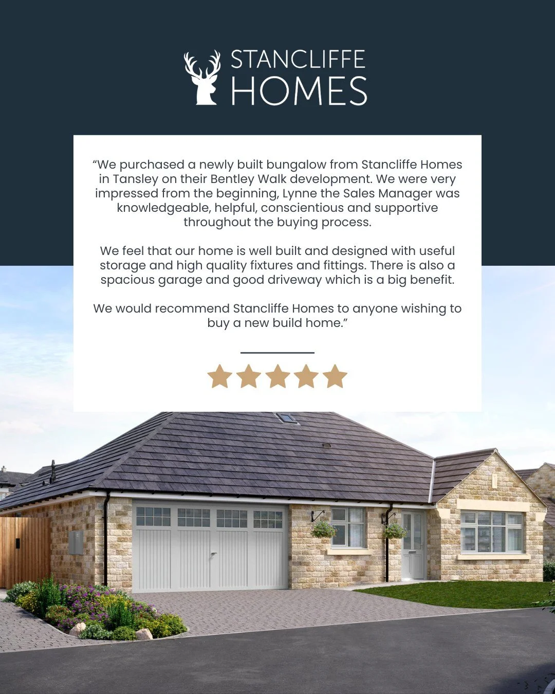 There&rsquo;s nothing more important to us than how our homeowners feel once they've moved in.

We're proud to share some recent feedback from buyers at Bentley Walk in Tansley. From the very first viewing through to settling into their new bungalow,