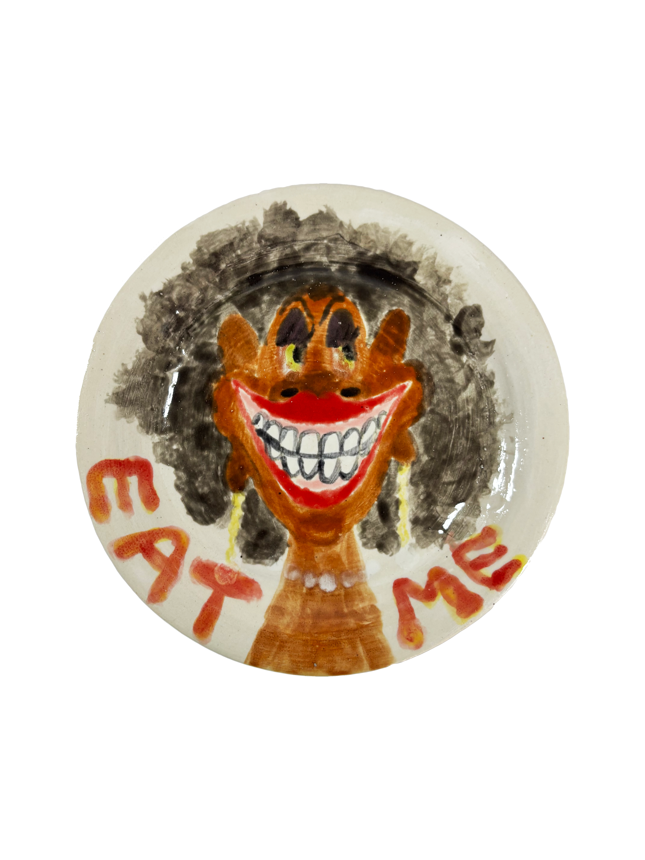 Kazi Home* " Eat Me" Porcelain Plate