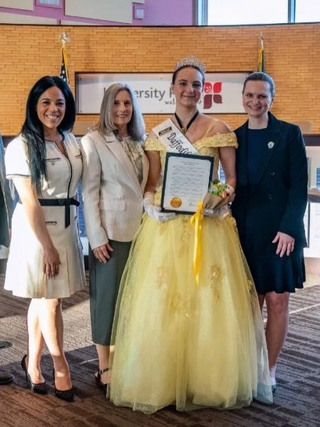 Congratulations to our Daffodil Princess Gaby on beautifully representing @cityofup_wa ! Your impressive community and peer-to-peer leadership inspires us all! It was our great pleasure to honor you with an official proclamation. 

#community #leveli