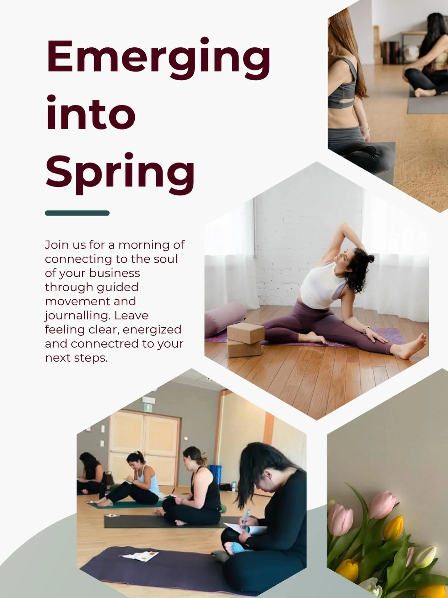 𝗔𝗿𝗲 𝘆𝗼𝘂 𝗮 𝗳𝗲𝗺𝗮𝗹𝗲 𝗽𝗿𝗮𝗰𝘁𝗶𝘁𝗶𝗼𝗻𝗲𝗿 𝗼𝗿 𝗳𝗮𝗰𝗶𝗹𝗶𝘁𝗮𝘁𝗼𝗿? ⁣
⁣
⁣
Join us on April 2nd from 9-11 am for an opportunity you to tap in to what is awaiting to emerge this spring 🌷⁣
⁣
Step into early spring&rsquo;s energy of rene