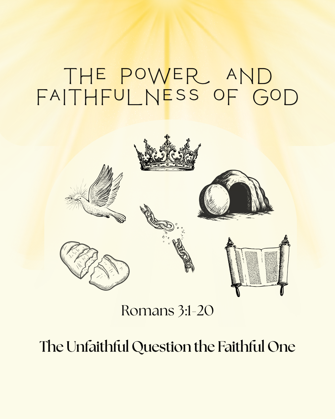 Romans 3:1-20 - The Power and Faithfulness of God - The Unfaithful Question the Faithful One