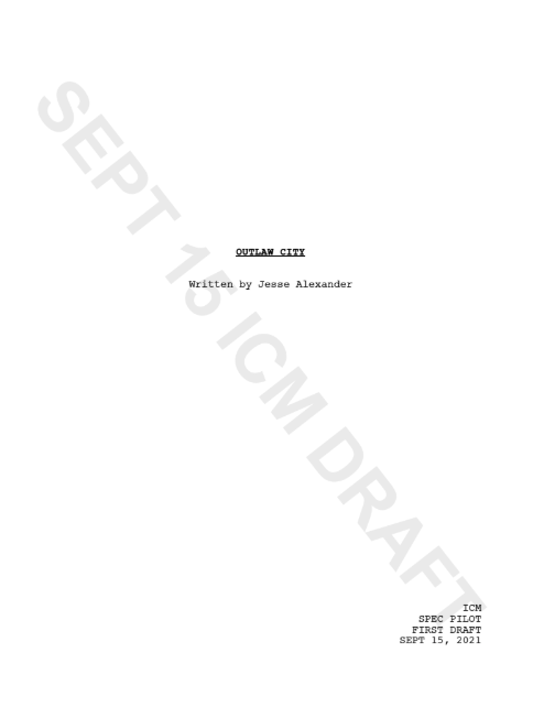 Spec TV Pilot: “Outlaw City”