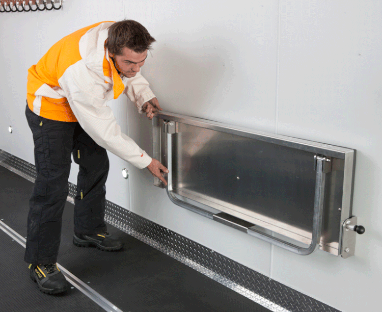 Trailer Rack Bench Trailer Accessories - FOLD UP BENCH — DSW Manufacturing