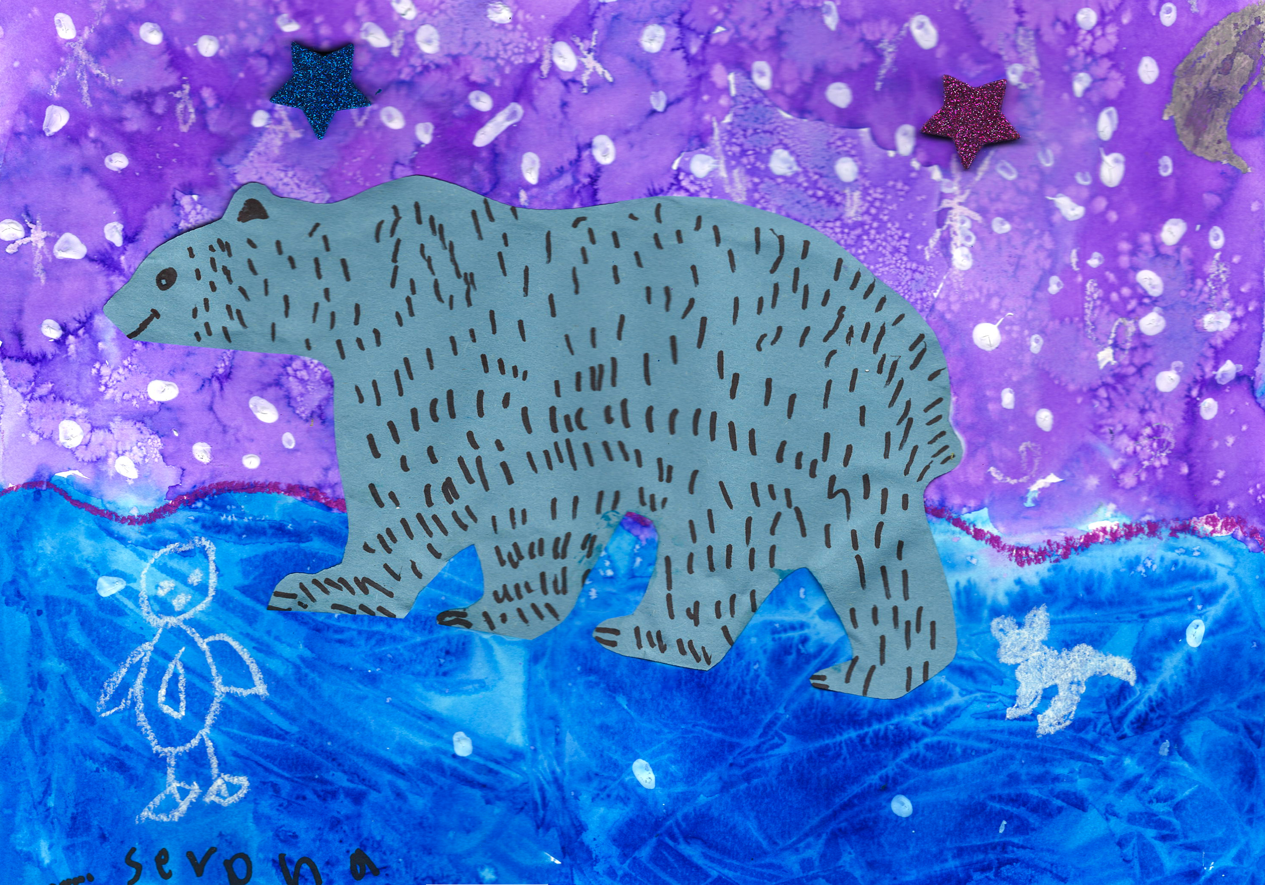 Polar Bear - By Serena @ 6 Years Old