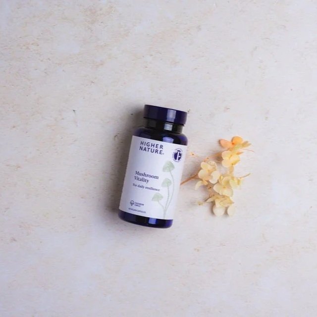 Higher Nature Mushroom Vitality Supplements