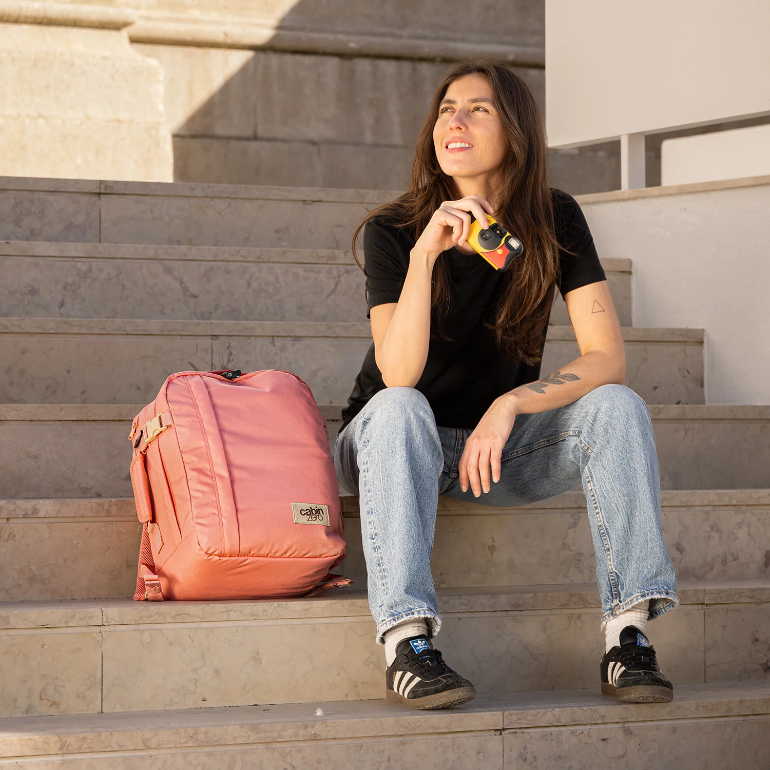 Cabin Zero, Classic Tech Backpack 28L in Pinku