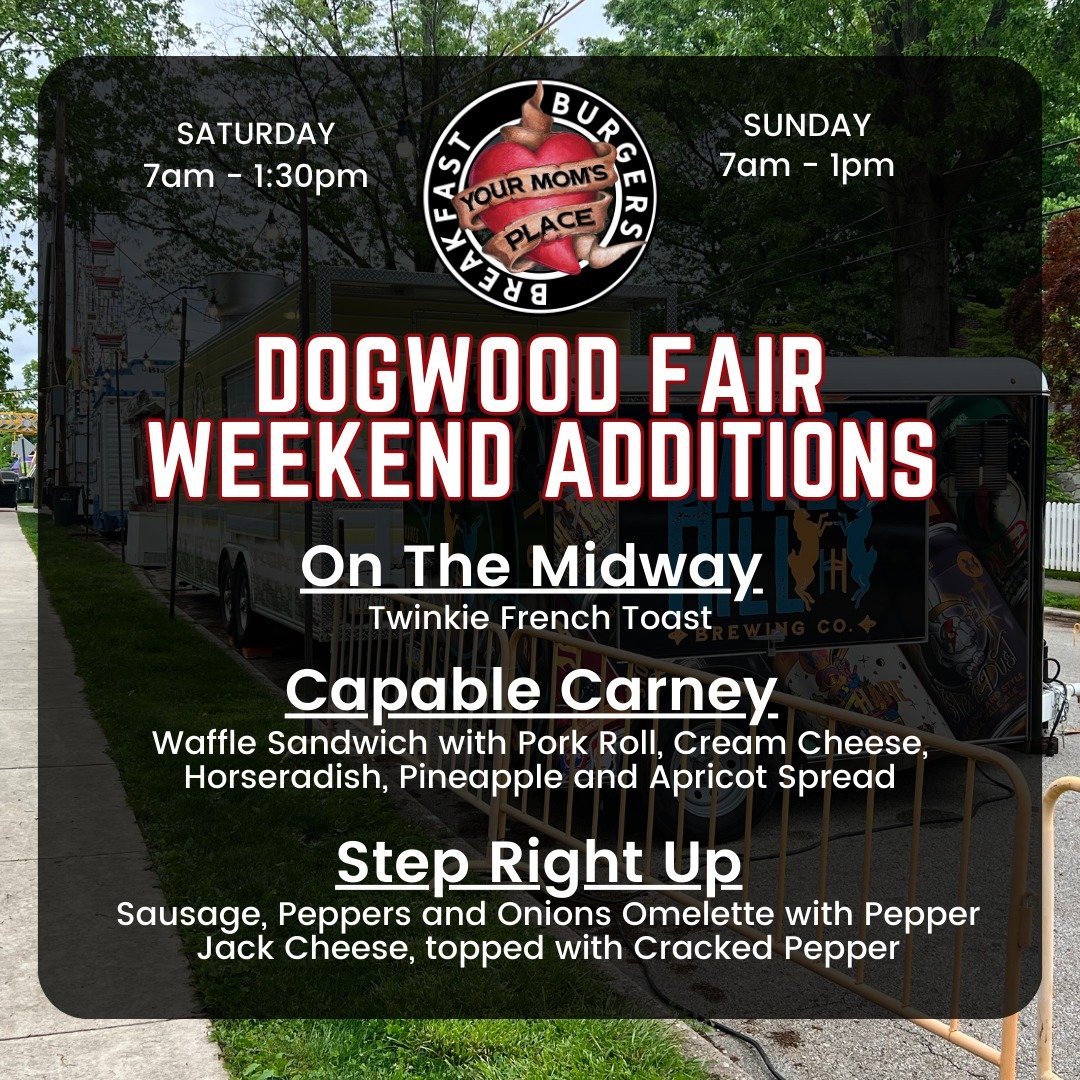 We have the #weekendadditions that will craving more fair food (lucky for you, the Dogwood Fair is happening!) Oh - and yes, you read that right.... Twinkie French Toast! #onthemidway #carnybreakfast #fairweekend #phoenixville #breakfastonbridge @the