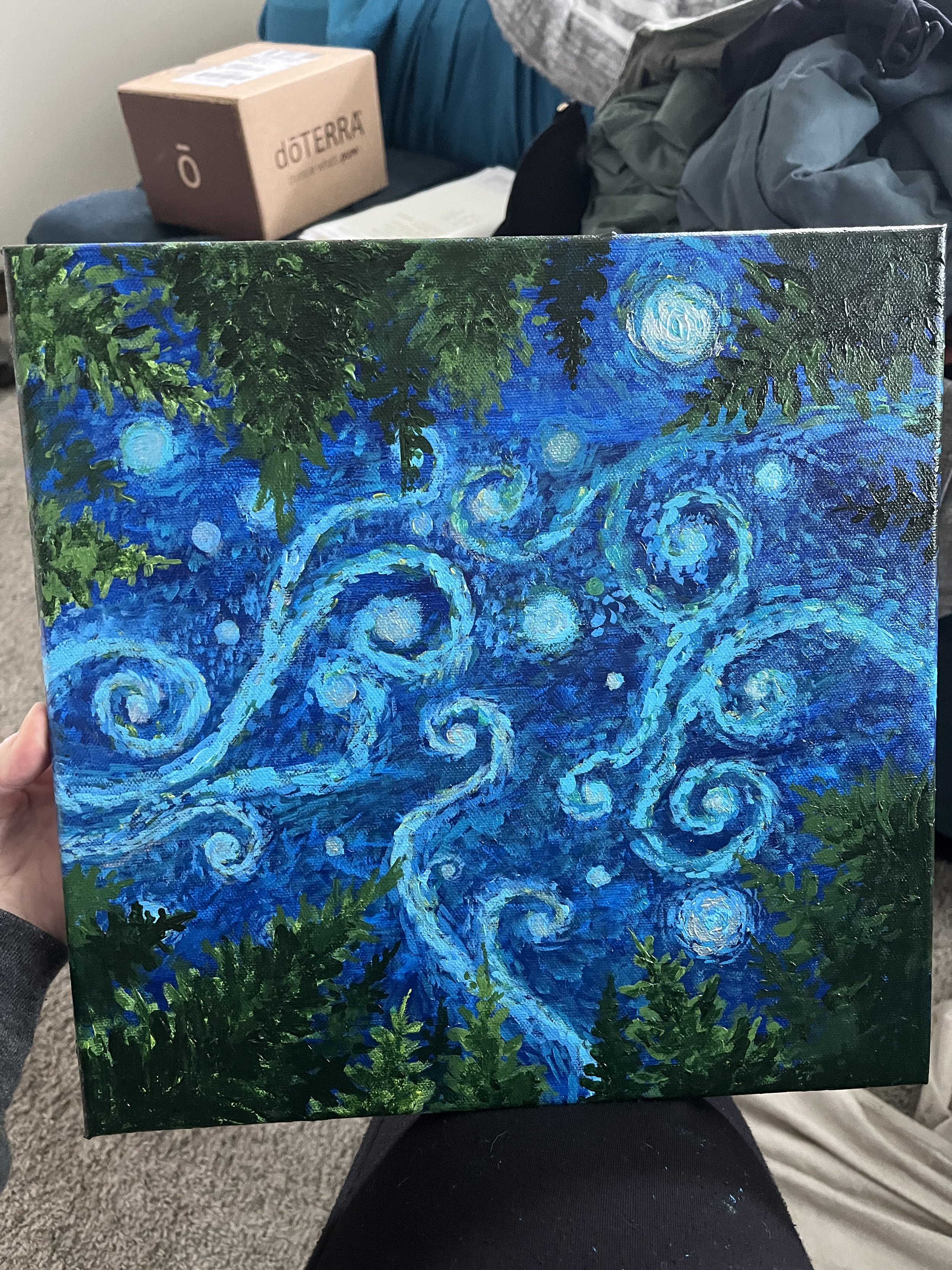 Starry Night Through The Pines