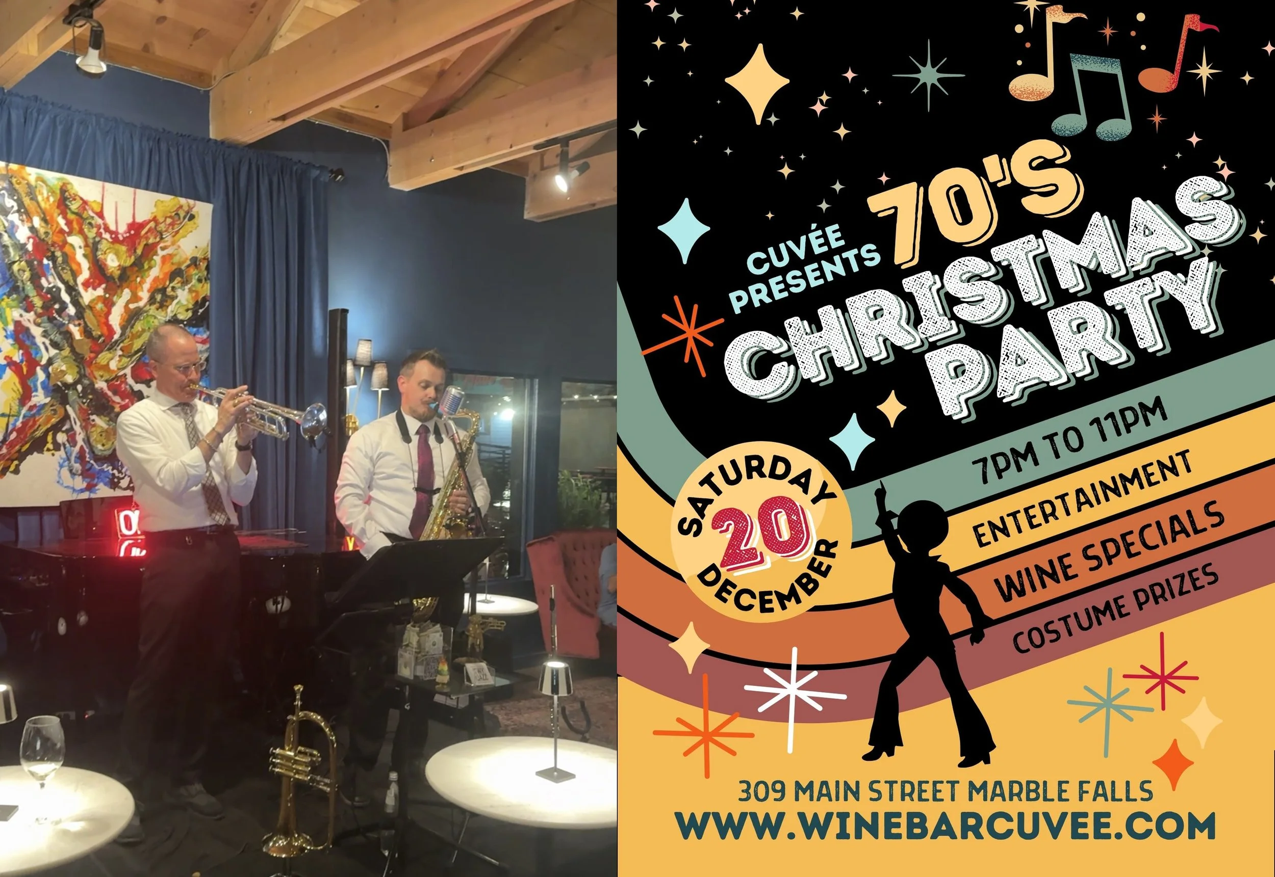 Tiny Jazz &amp; Cuvée Xmas Party!