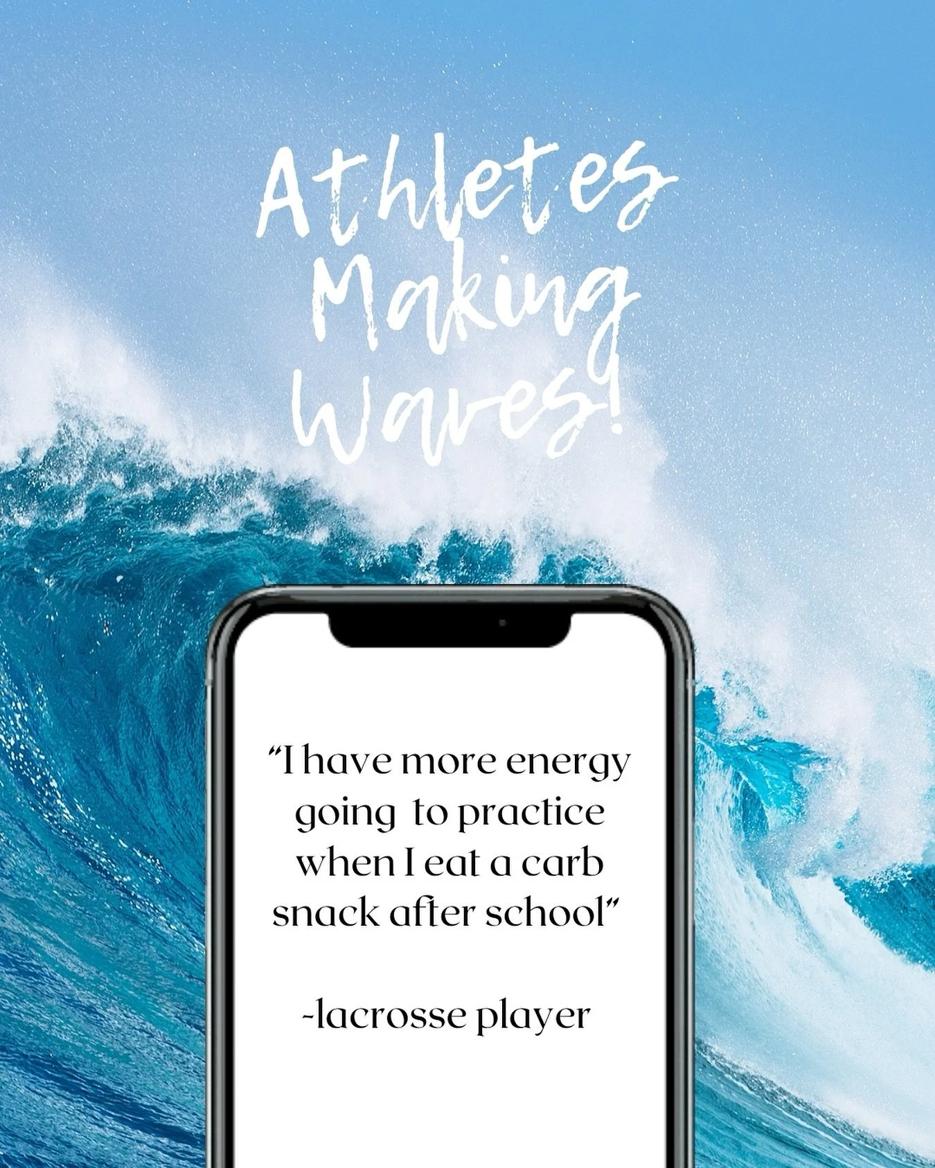 Did you know carbohydrates are your body&rsquo;s preferred source of energy? 

This is one of the first changes my athlete clients start to feel! ⚡️

Not only do carbohydrates help to start the energy of a practice or game, but will also help you pus