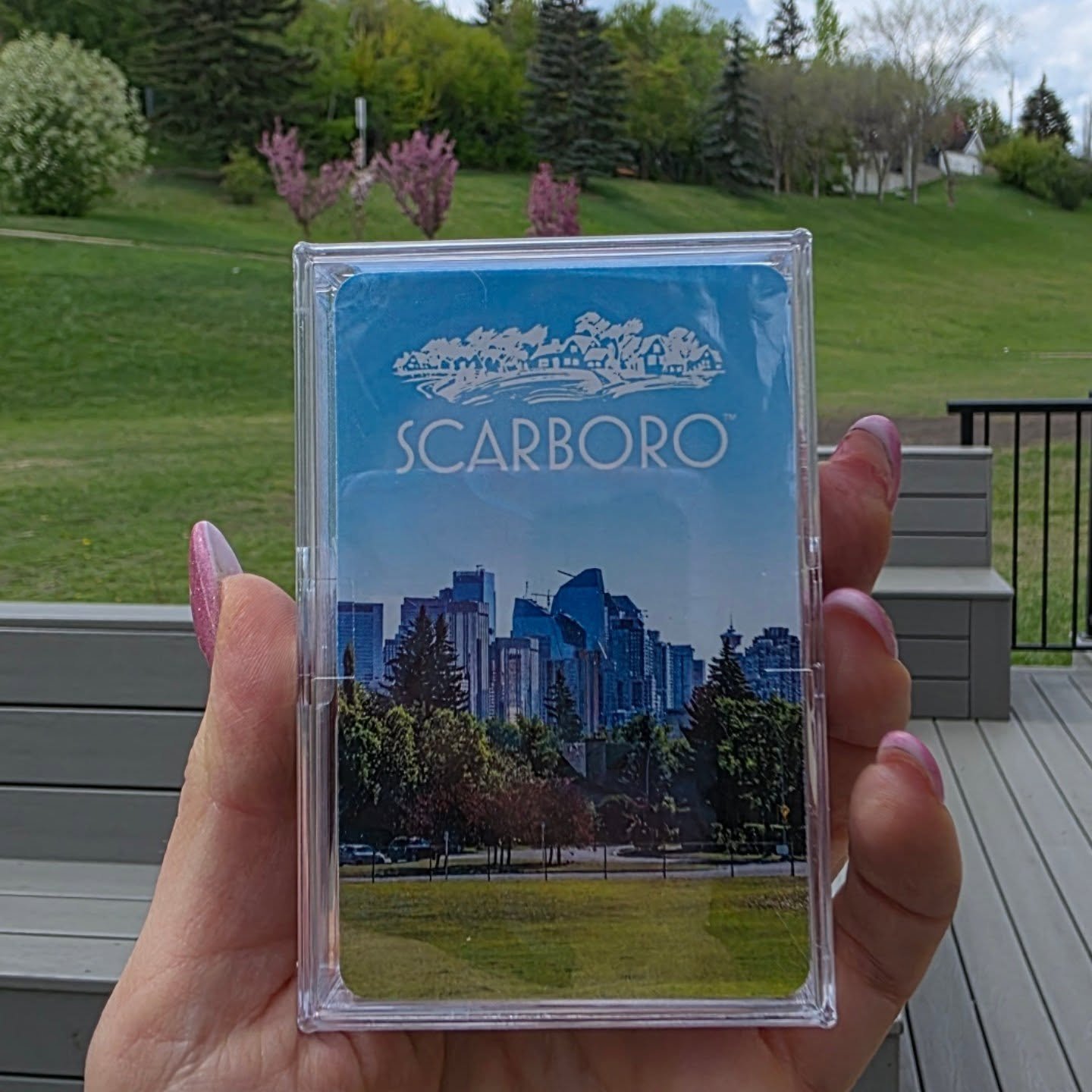 SCARBORO PLAYING CARDS 

If you didn't attend the Scarboro BBQ you weren't one of the lucky few who took a custom Scarboro Playing Card deck home. They are really a treasure for anyone who lives in our beautiful community. The photo on each card is o