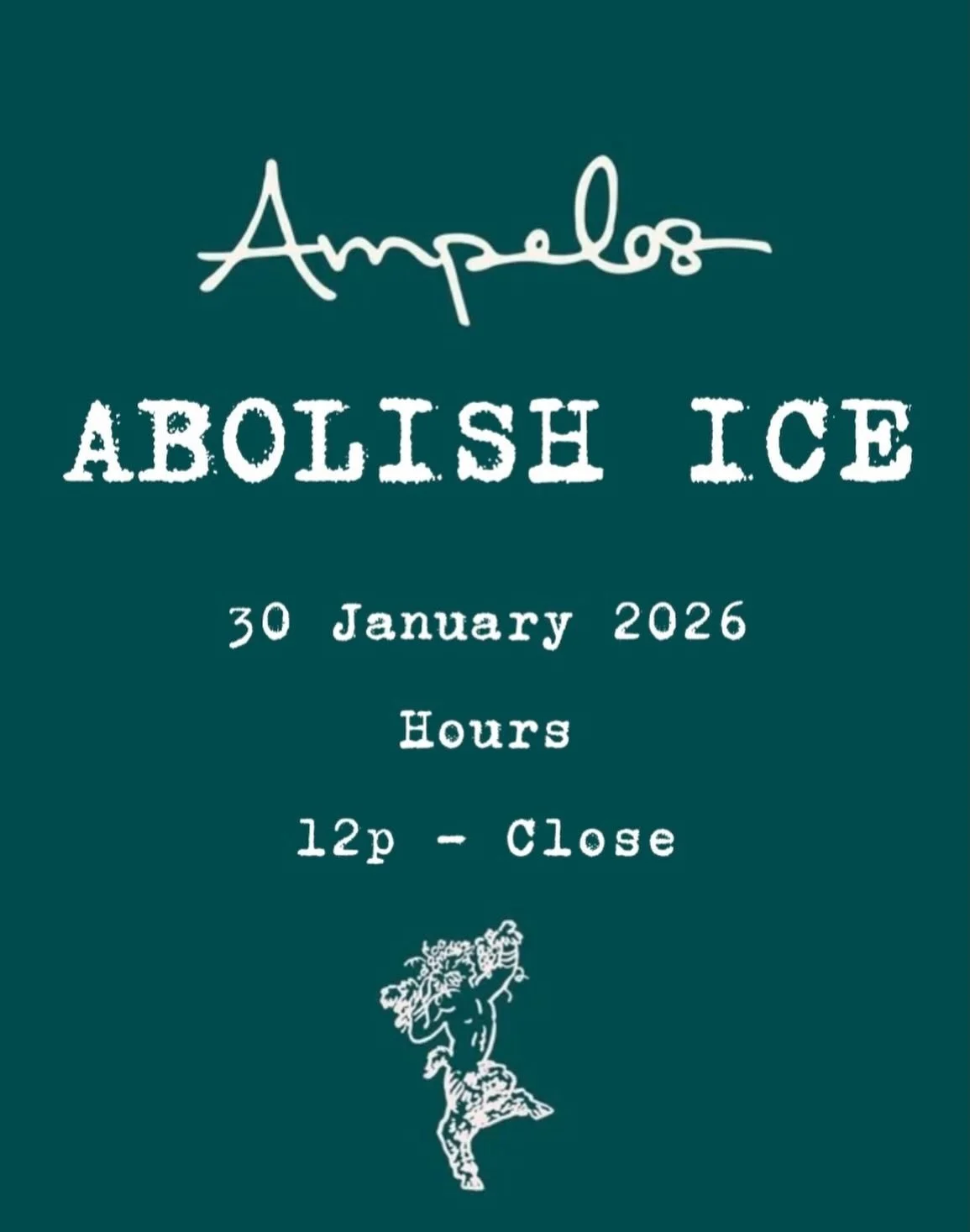 Ampelos is open today. Being minority owned &amp; located within the cultural mosaic that is Oak Cliff, we fervently support all those who are willing &amp; able to close, not work, and not purchase anything today.
Wine is inherently political. Wine 