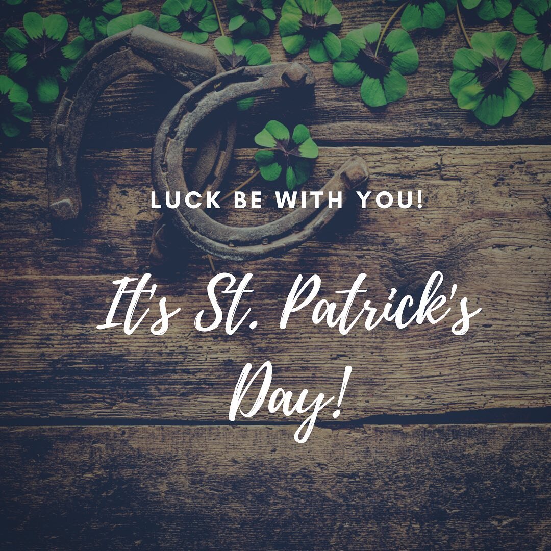 Happy St. Patrick&rsquo;s Day! We are lucky to have such amazing clients! 🍀