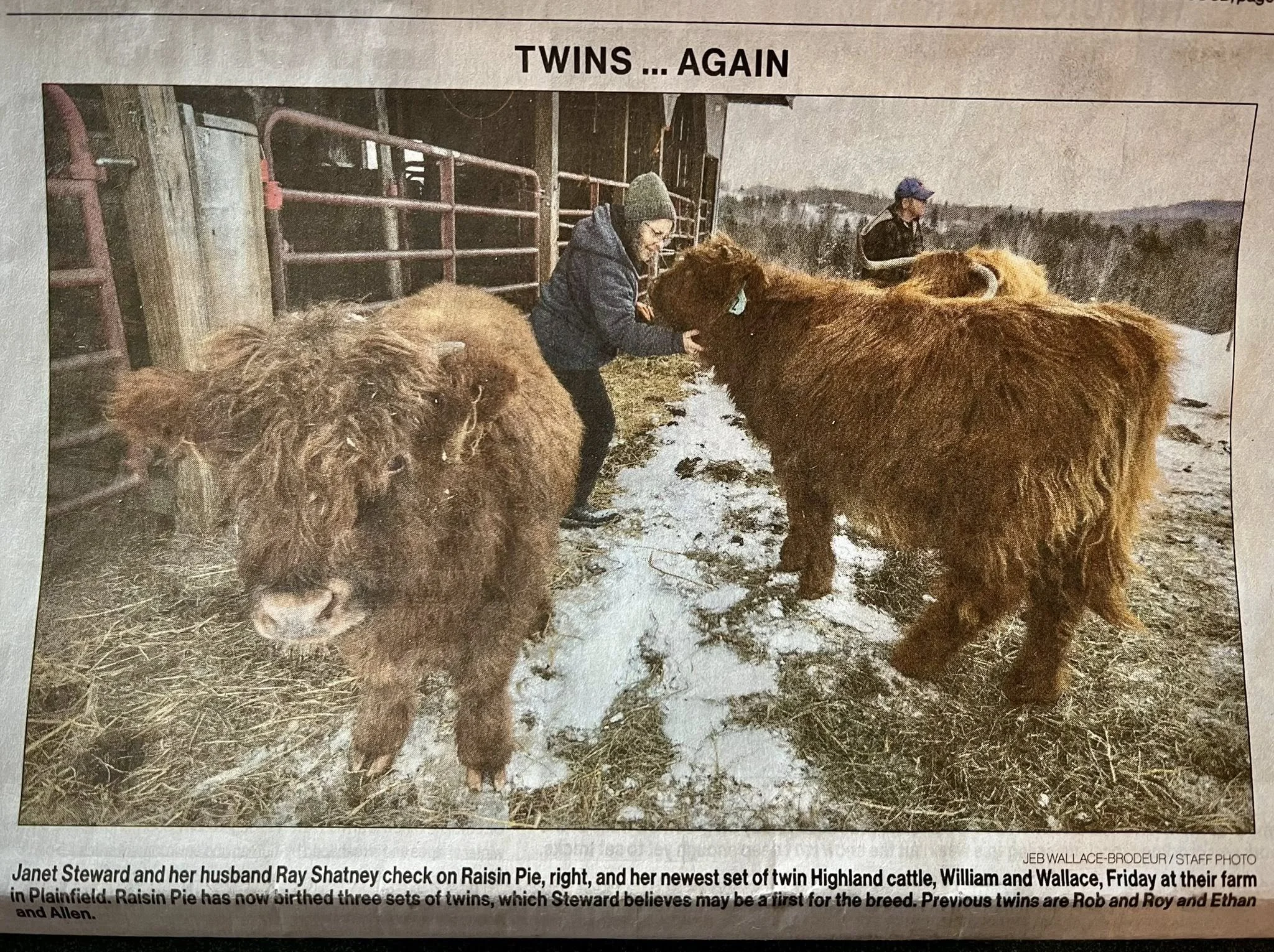 Front Page Twins!