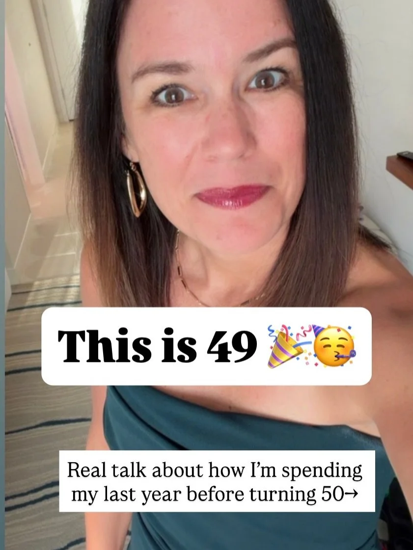 I can&rsquo;t believe I&rsquo;m in my last year of my 40s!! 

I&rsquo;m now at an age where I am really feeling the need to be intentional with my people and my health!

Can you relate to any of these? Which ones?

I am just so thankful and 50 doesn&