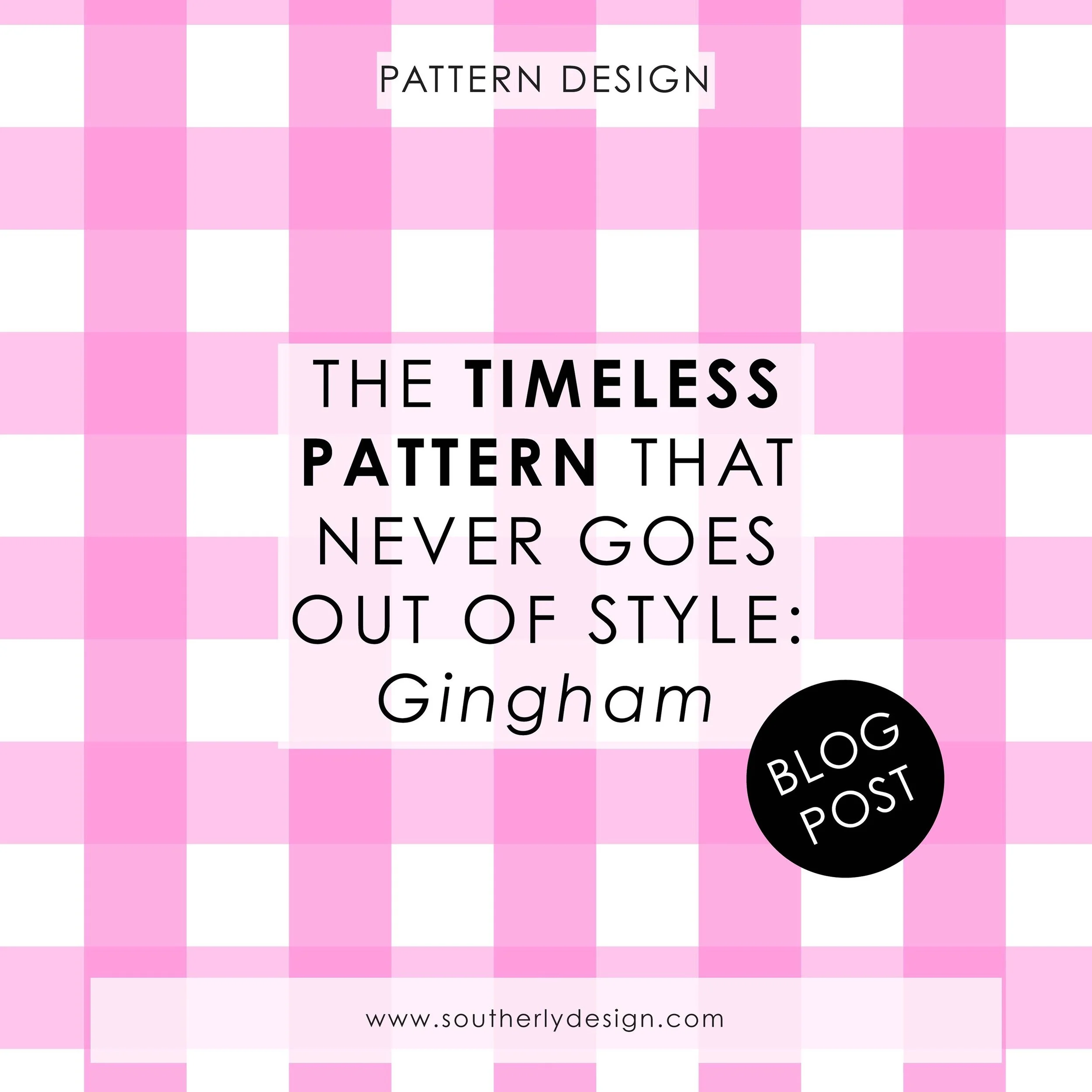 I love gingham! It is one of my favorite patterns! 

In writing this blog post, I learned that gingham became more popularized with Dorothy&rsquo;s dress in The Wizard of Oz 👠👠Who knew?? 🤷🏻&zwj;♀️Link in stories.