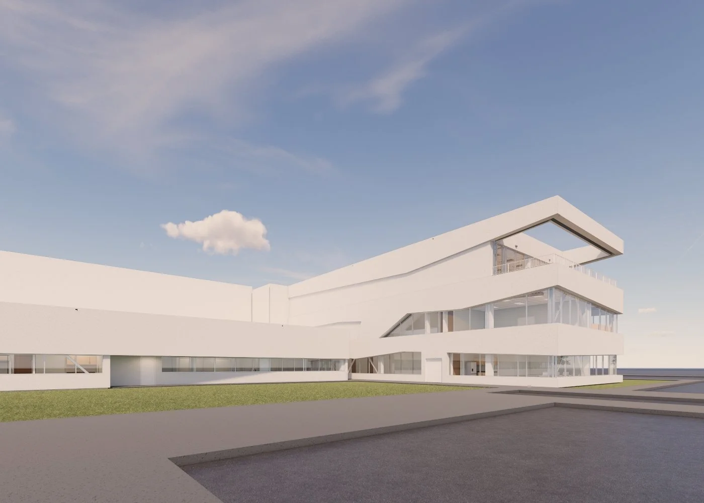 Exterior Daylight - Offices and School Rear.jpg