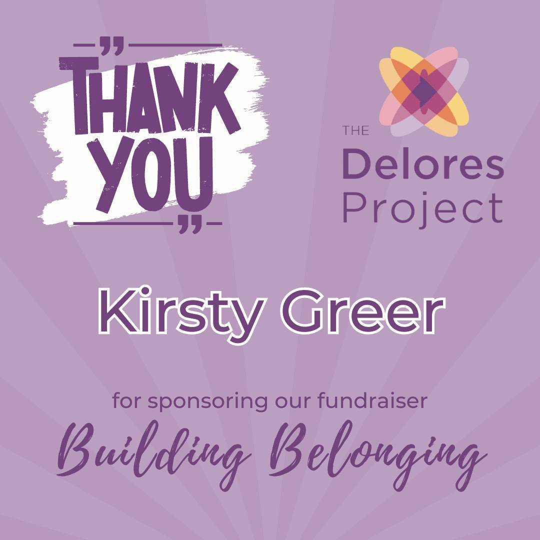 Shout out to Kirsty Greer for sponsoring our Building Belonging fundraiser! We couldn't do it without the help of supporters like them. Thank you!

Join us on May 9! Buy your tickets at https://givebutter.com/BuildingBelonging2024