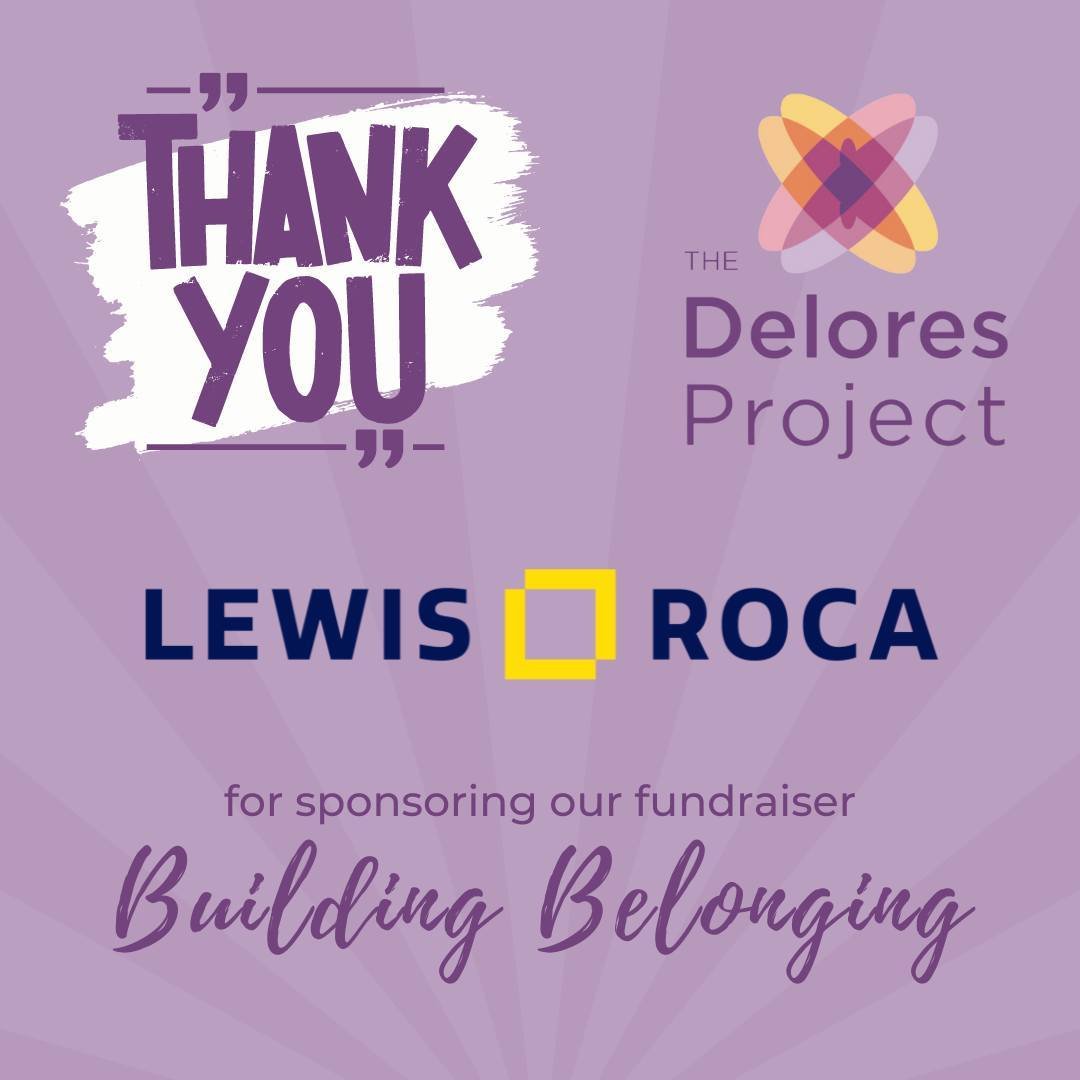 Shout out to Lewis Roca Law Firm for sponsoring our Building Belonging fundraiser! We couldn't do it without the help of supporters like them. Thank you!

Join us on May 9! Buy your tickets at the link in our bio.