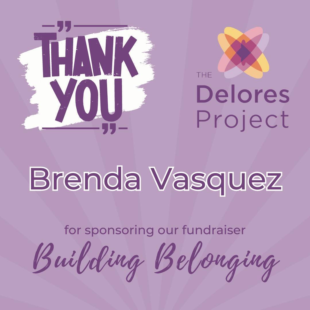 Shout out to Brenda Vasquez for sponsoring our Building Belonging fundraiser! We couldn't do it without the help of supporters like them. Thank you!

Join us on May 9! Buy your tickets at https://givebutter.com/BuildingBelonging2024