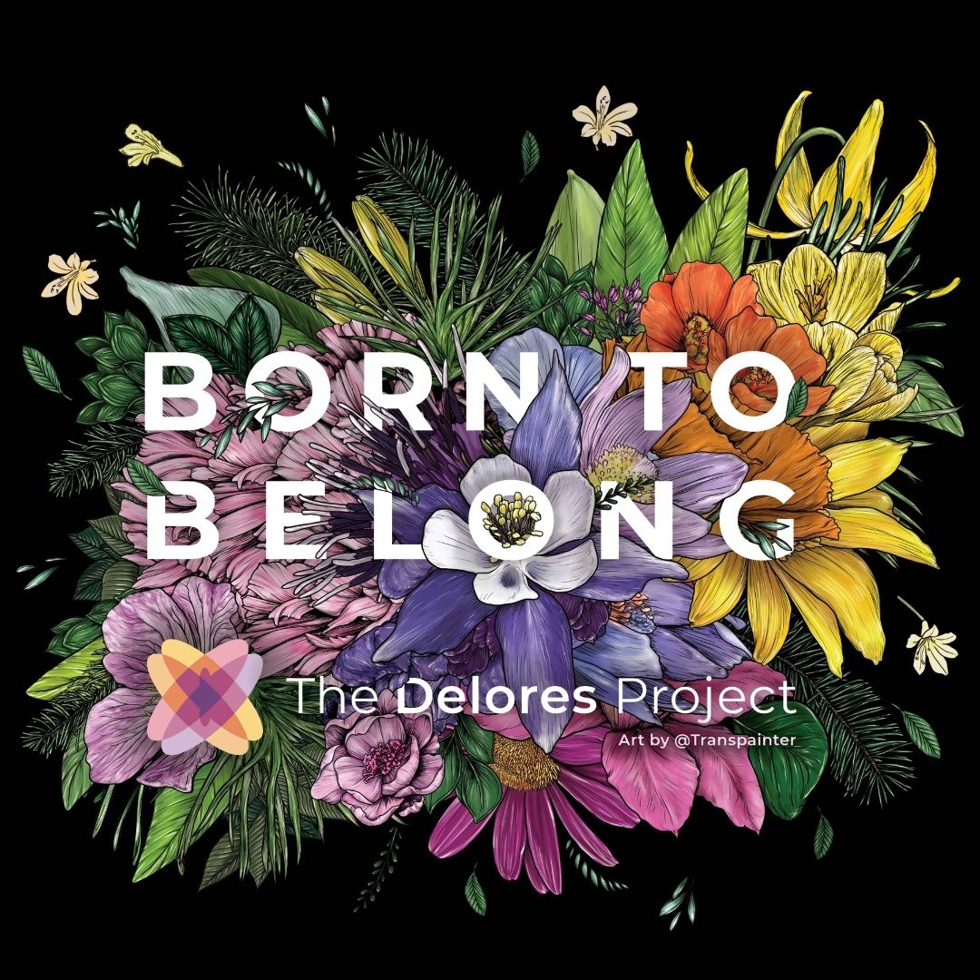 We are so grateful to the @Transpainter, Rae Senarighi, for collaborating with us to create this incredible &ldquo;Born to Belong&rdquo; design. We believe it captures our mission to build belonging for everyone by providing an inclusive and trauma-i