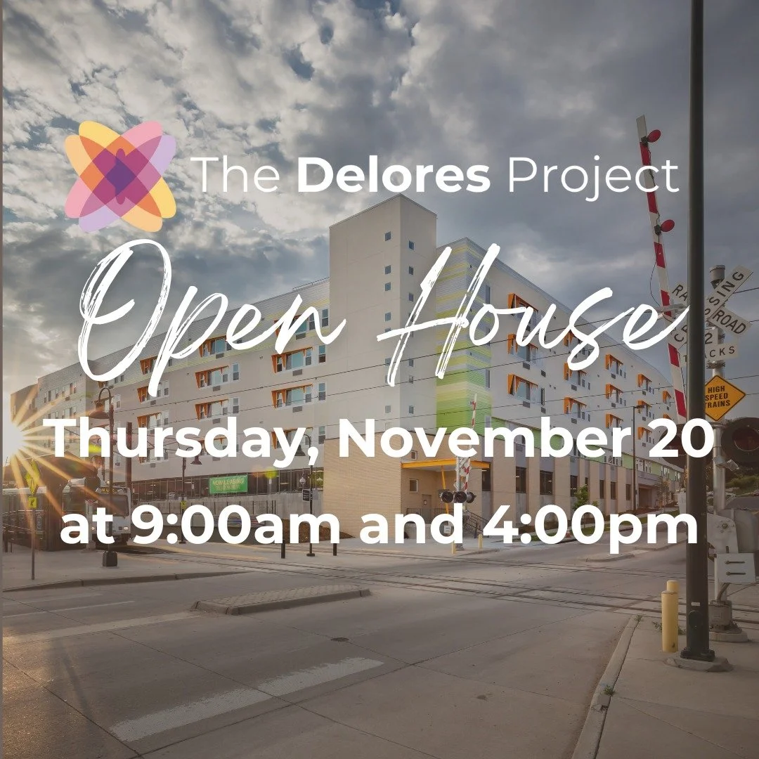 🌻 Join us for our final Open House of the year on Thursday, November 20 at 9:00 a.m. or 4:00 p.m.

Come see what community looks like inside The Delores Project. Tour our space, meet our team, and learn how we&rsquo;re building belonging with and fo